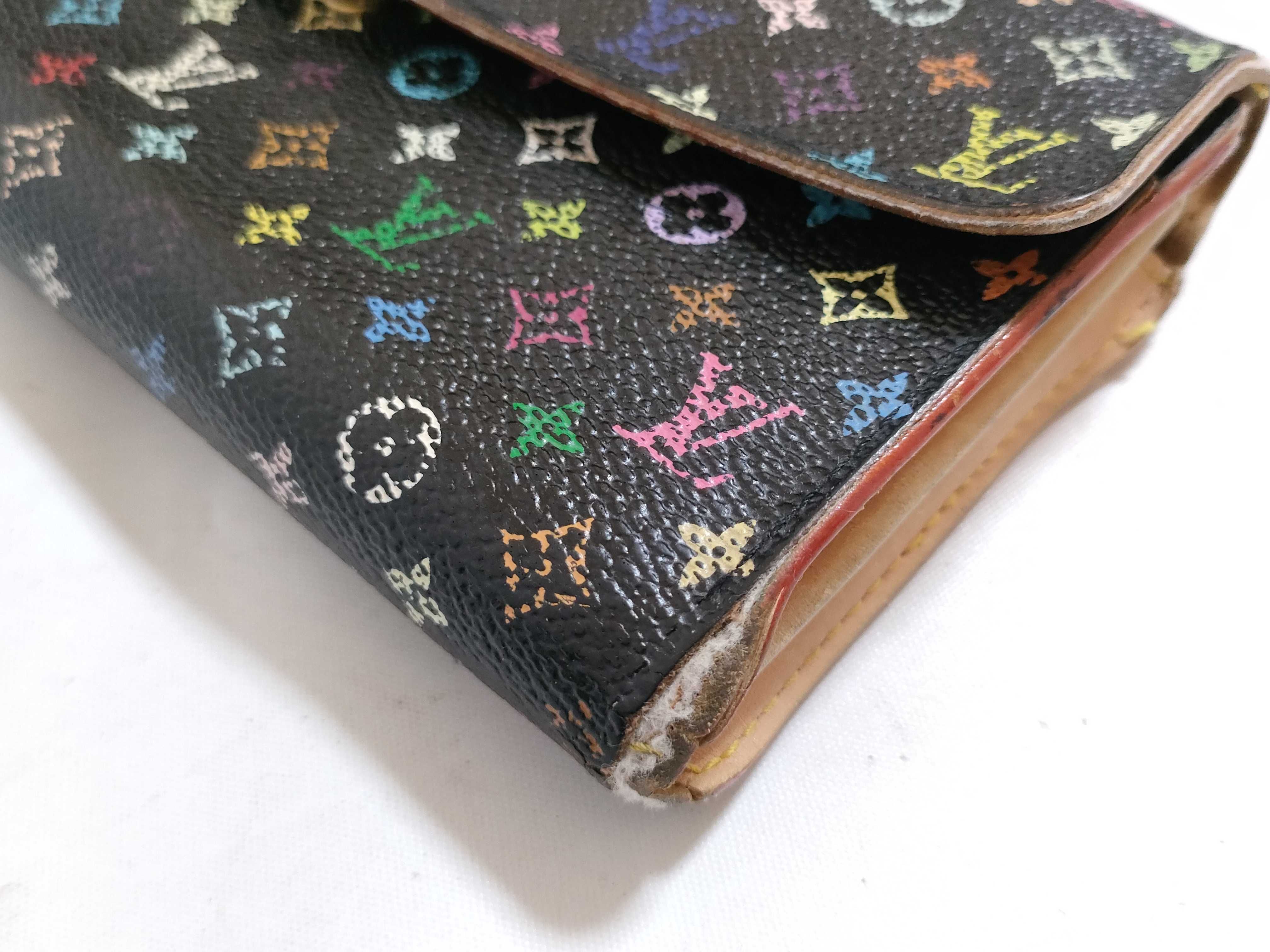 【水曜終了】(10229_0379)LOUIS VUITTON モノグラム マルチカラー ポルトフォイユ サラ 財布