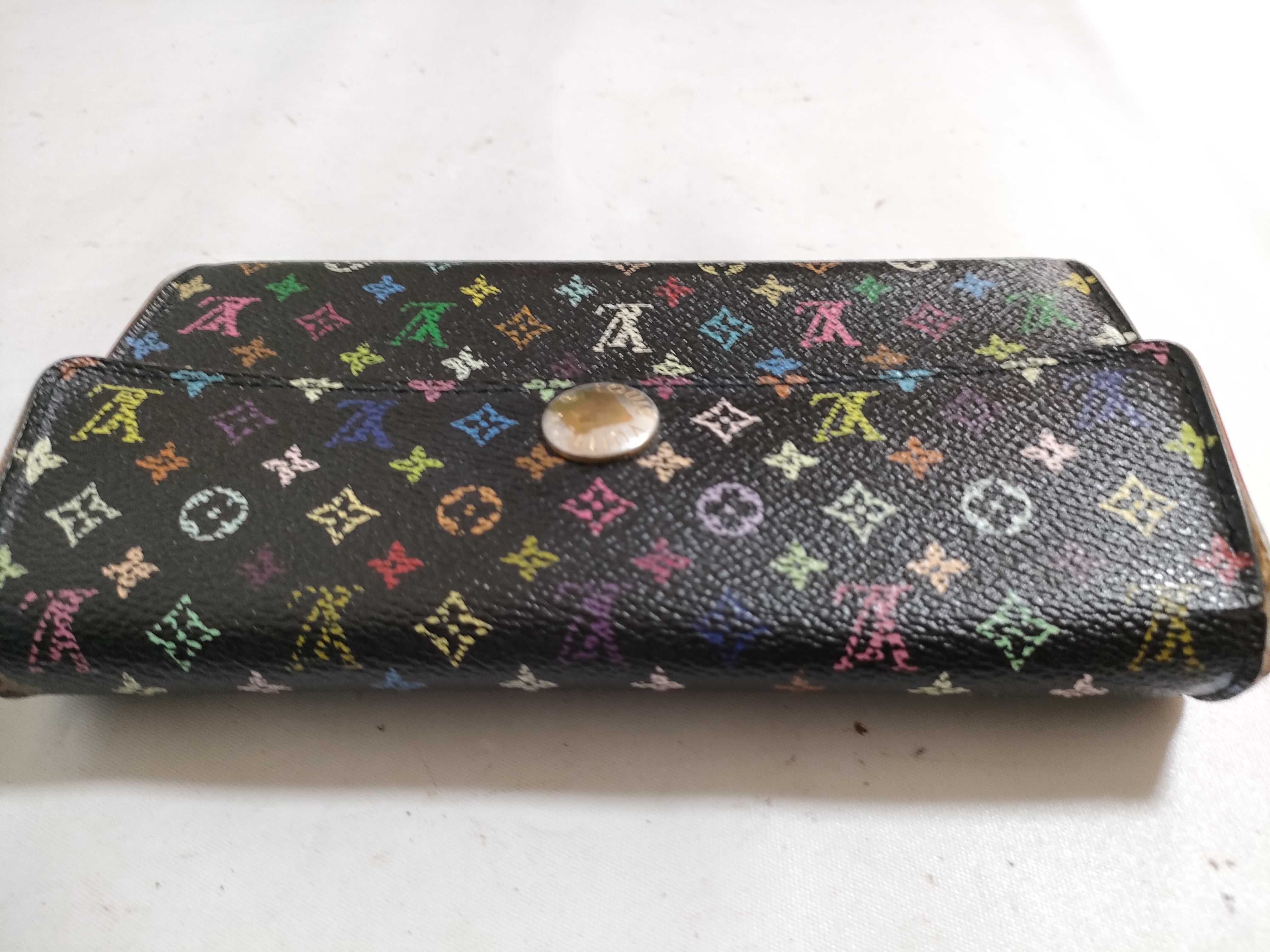 【水曜終了】(10229_0379)LOUIS VUITTON モノグラム マルチカラー ポルトフォイユ サラ 財布