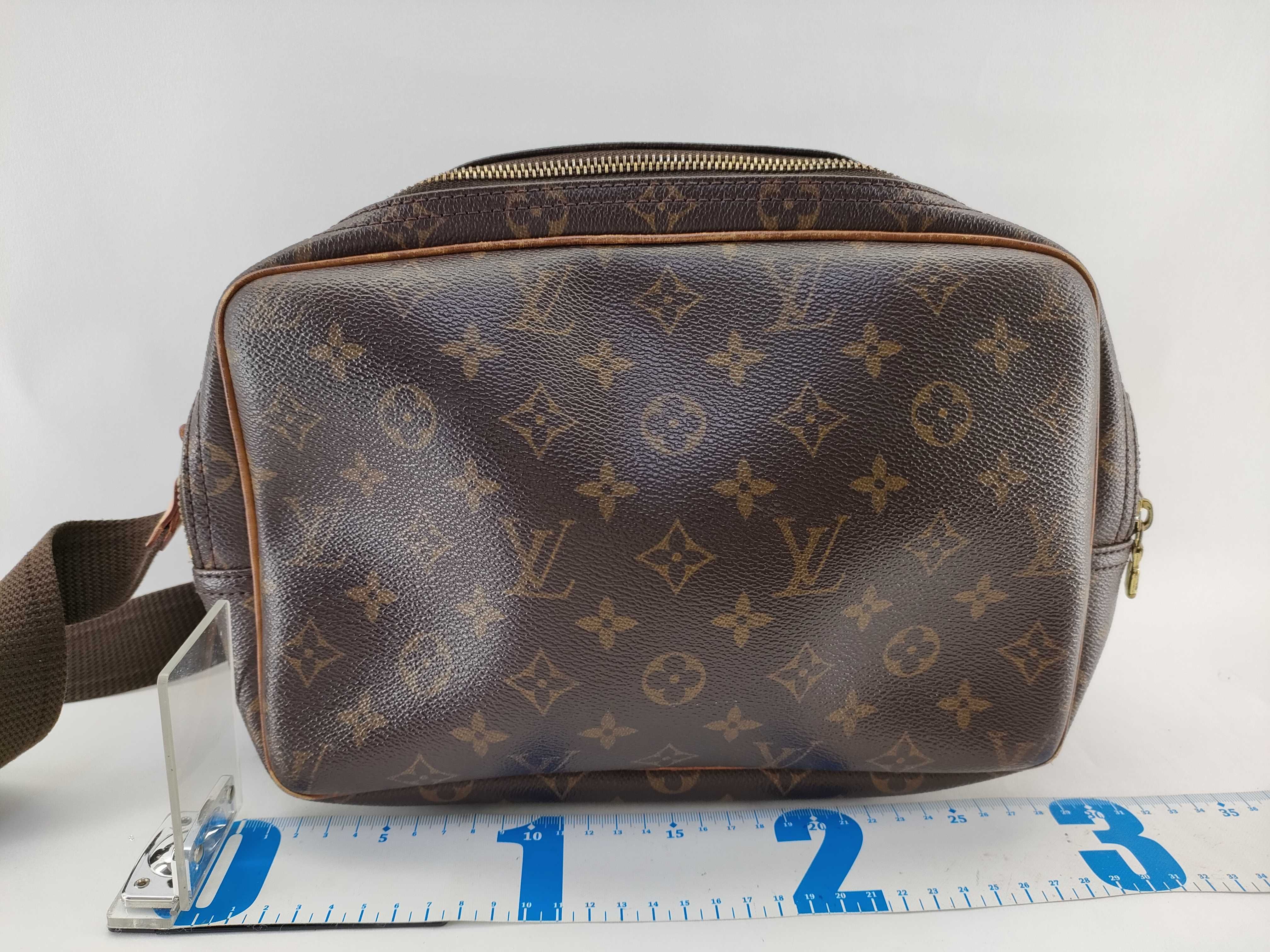 【水曜終了】(10708_0088)LOUIS VUITTON ヴィトン モノグラム リポーターPM M45254 SP1919 ブラウン ショルダーバッグ