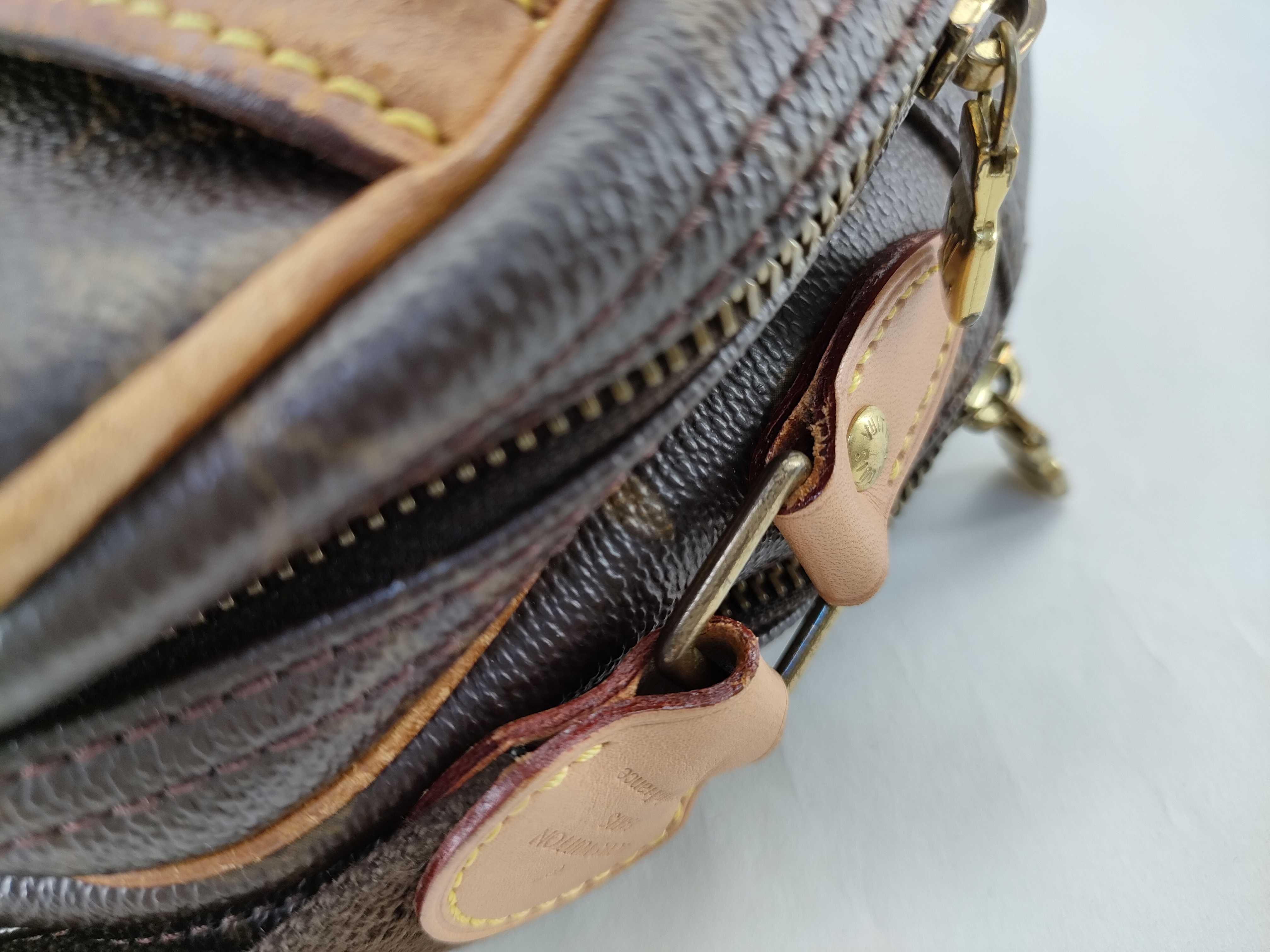 【水曜終了】(10708_0088)LOUIS VUITTON ヴィトン モノグラム リポーターPM M45254 SP1919 ブラウン ショルダーバッグ