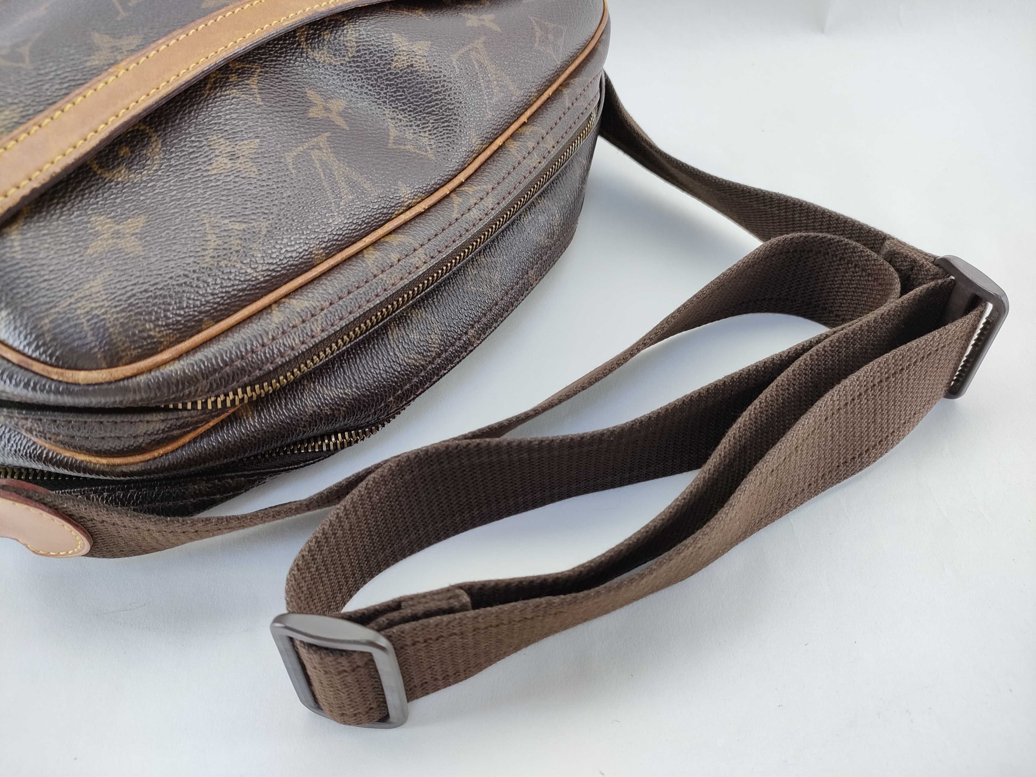 【水曜終了】(10708_0088)LOUIS VUITTON ヴィトン モノグラム リポーターPM M45254 SP1919 ブラウン ショルダーバッグ