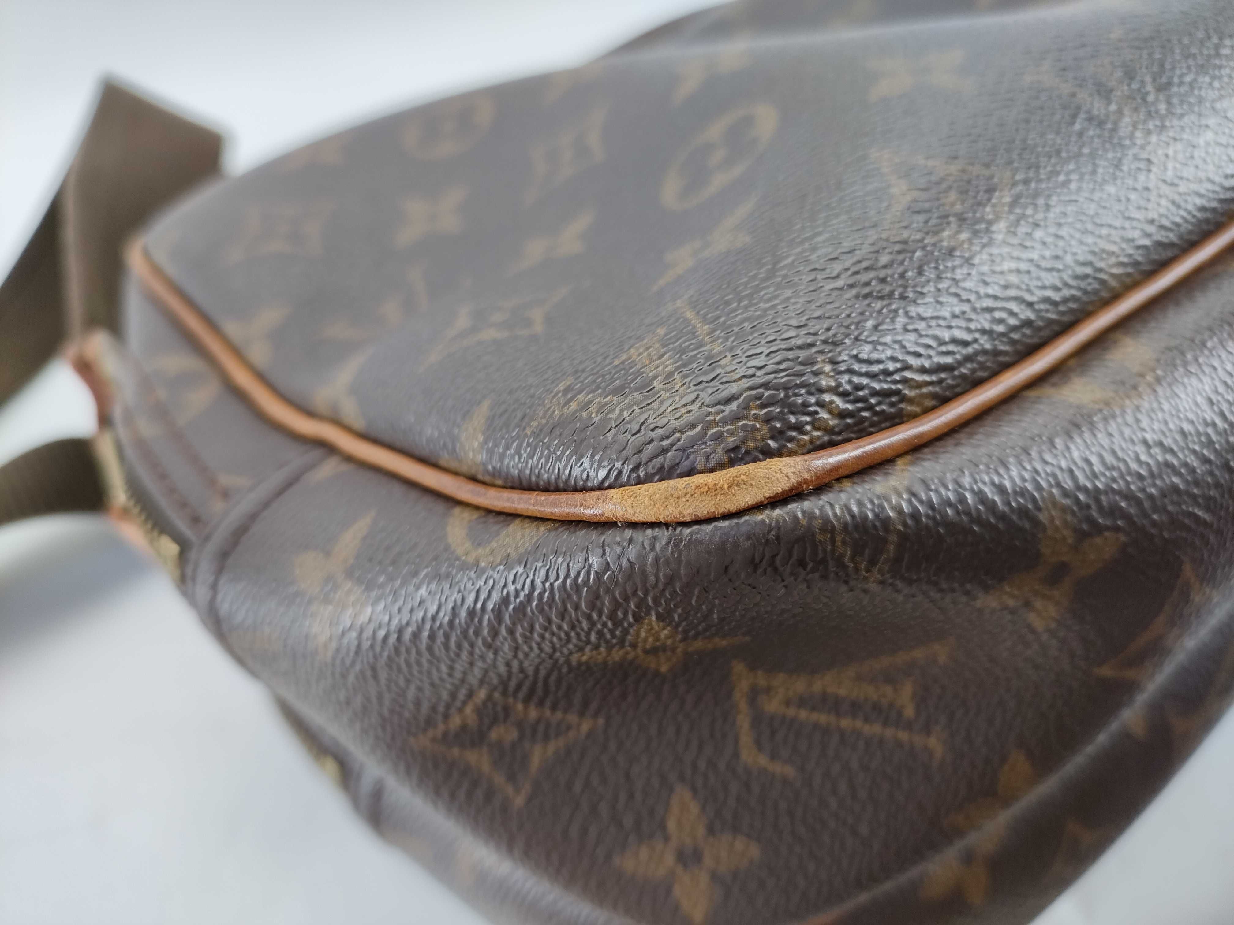 【水曜終了】(10708_0088)LOUIS VUITTON ヴィトン モノグラム リポーターPM M45254 SP1919 ブラウン ショルダーバッグ
