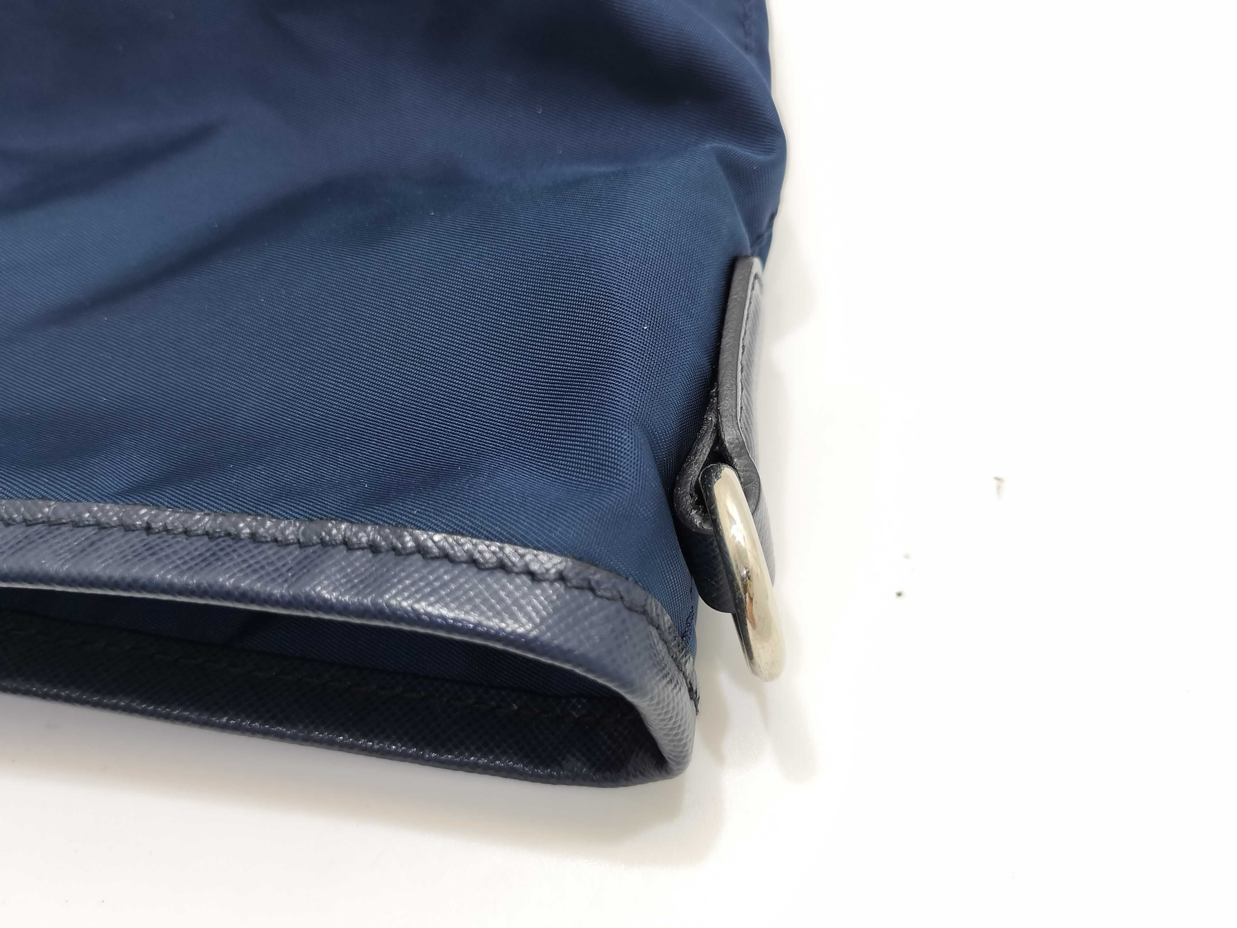 【水曜終了】(10709_0109)PRADA プラダ ロボット テスート トートバッグ ネイビー