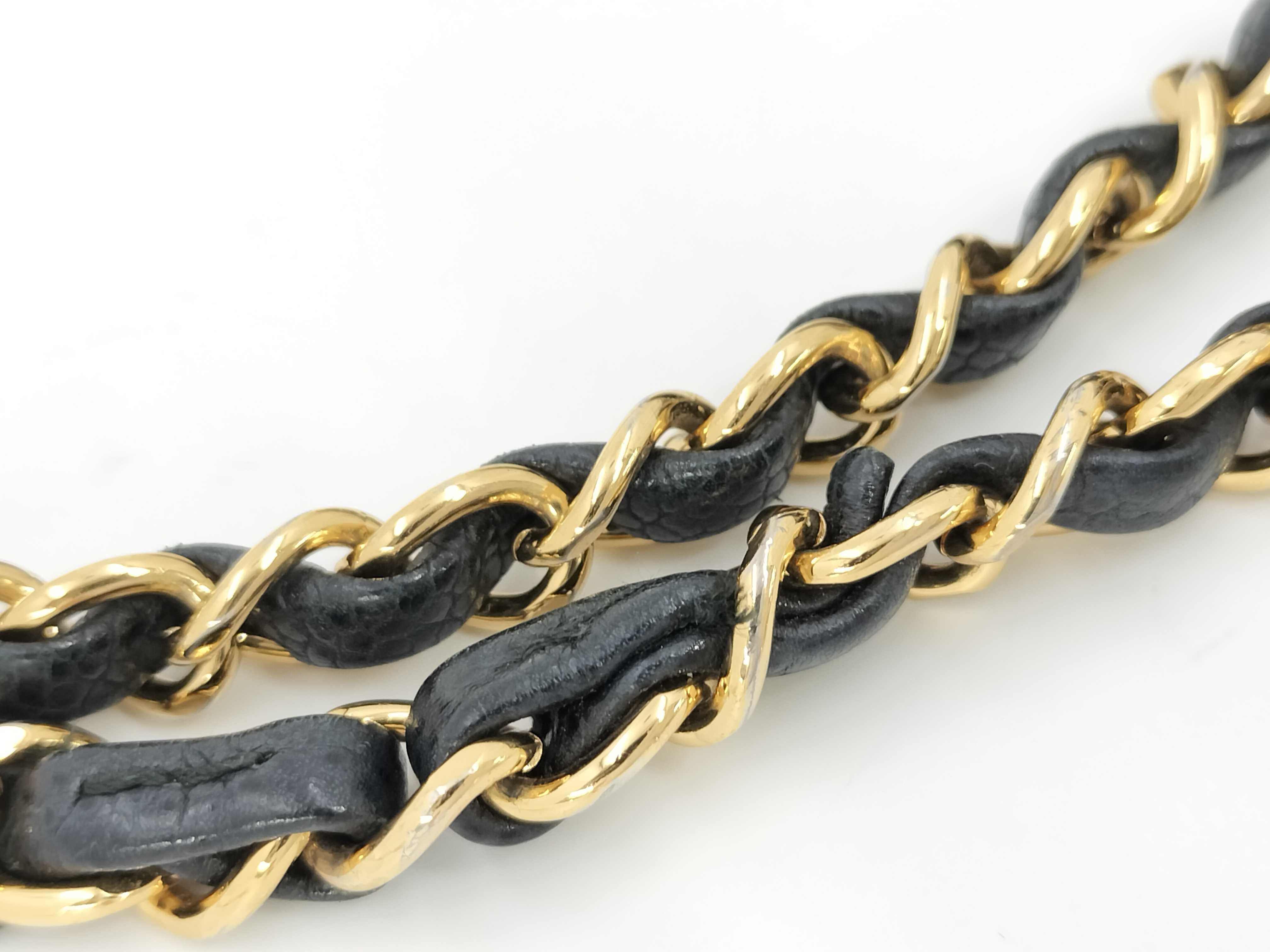 【水曜終了】(10814_0242)CHANEL マトラッセ25 Wフラップ キャビア 黒 チェーンショルダーバッグ