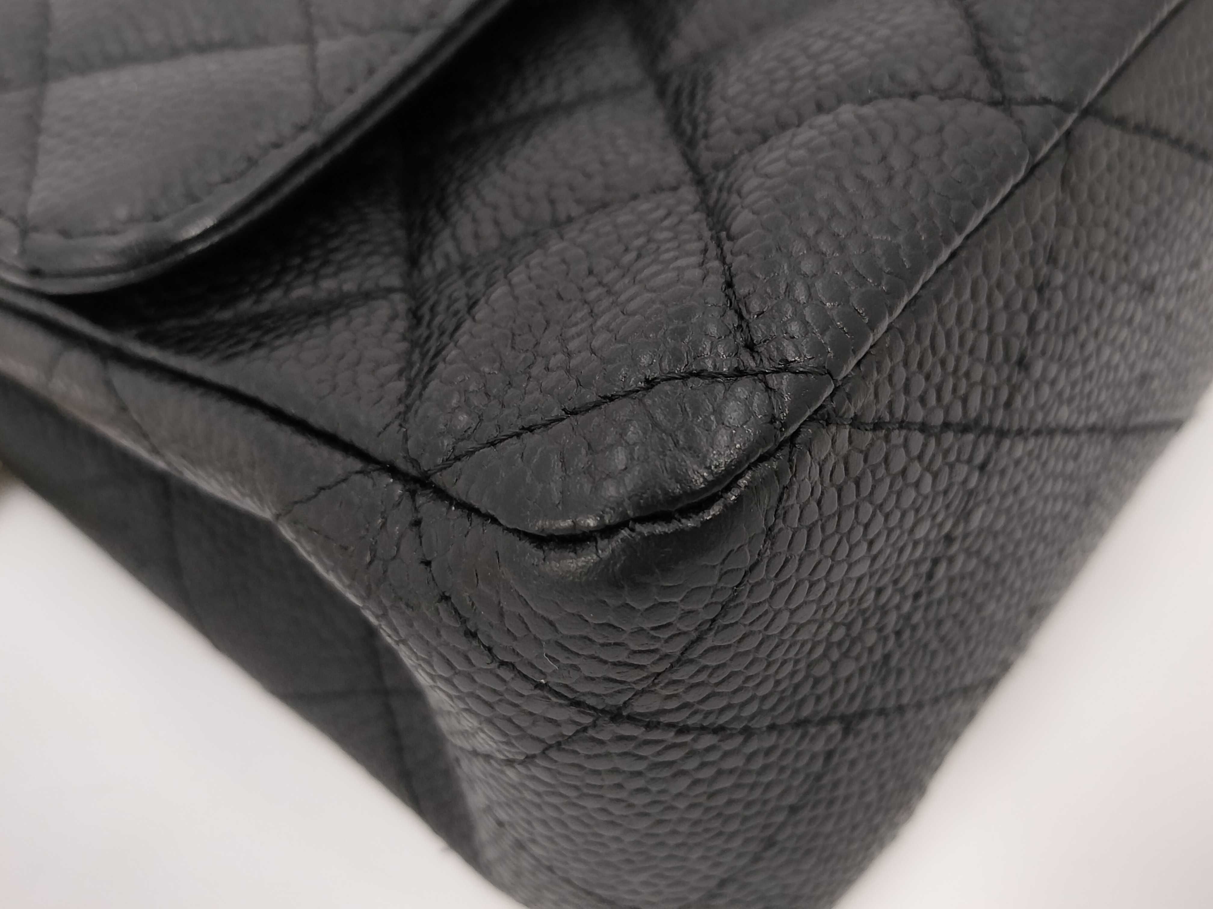 【水曜終了】(10814_0242)CHANEL マトラッセ25 Wフラップ キャビア 黒 チェーンショルダーバッグ