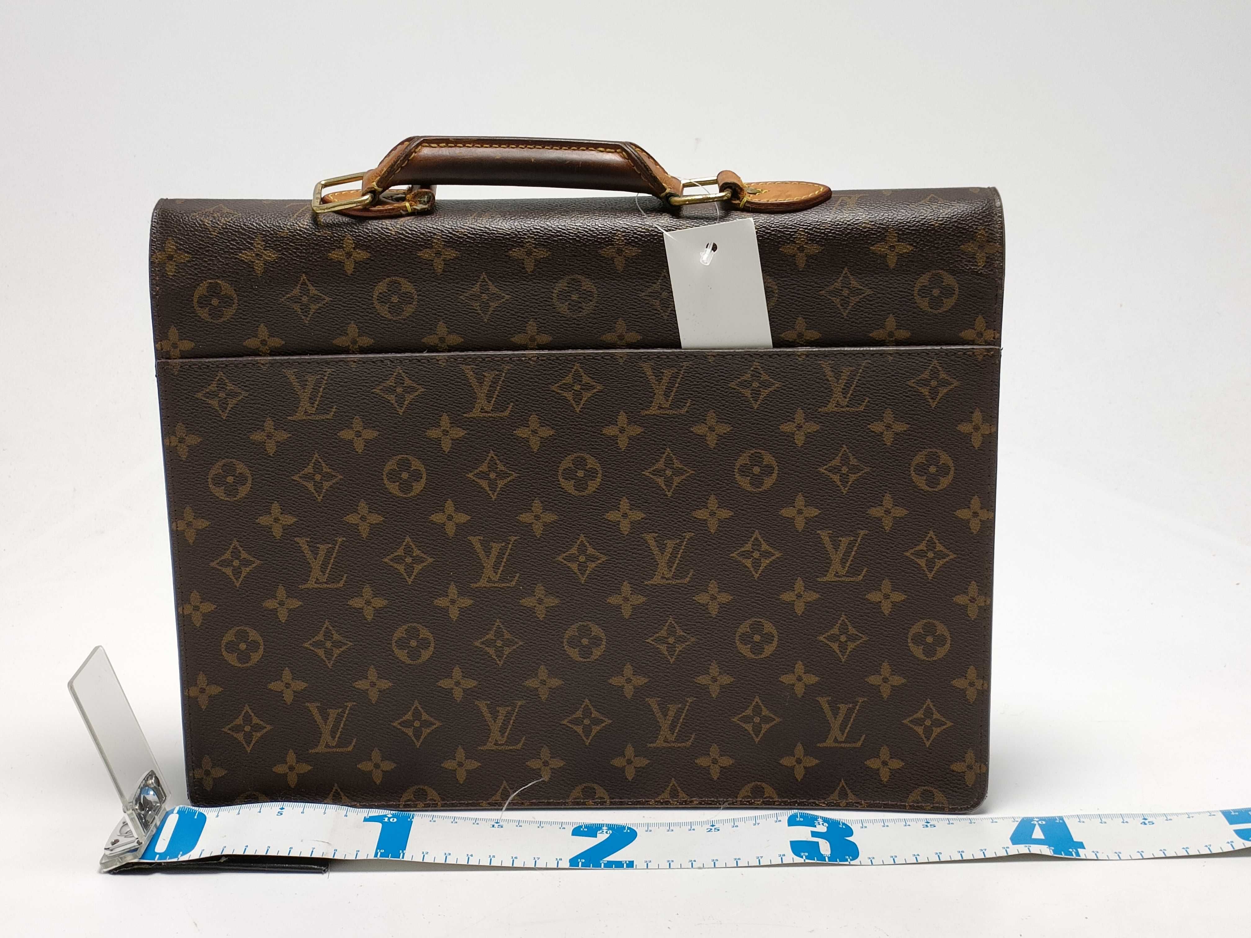 【水曜終了】(10229_0348)LOUIS VUITTON モノグラム M53331 コンセイエ モノグラム ビジネスバッグ