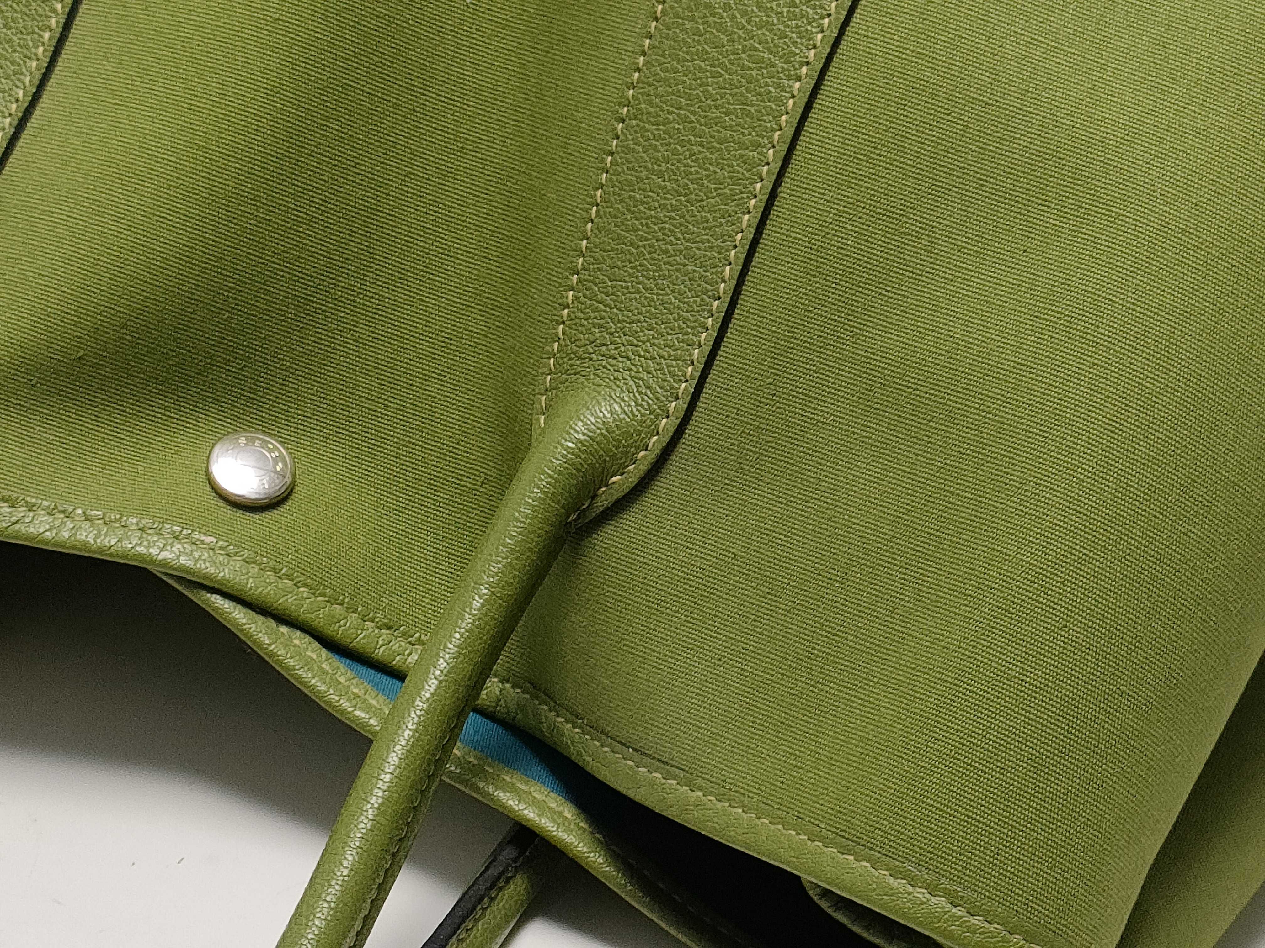 【水曜終了】(10227_0005)HERMES ガーデンパーティ MM トートバッグ