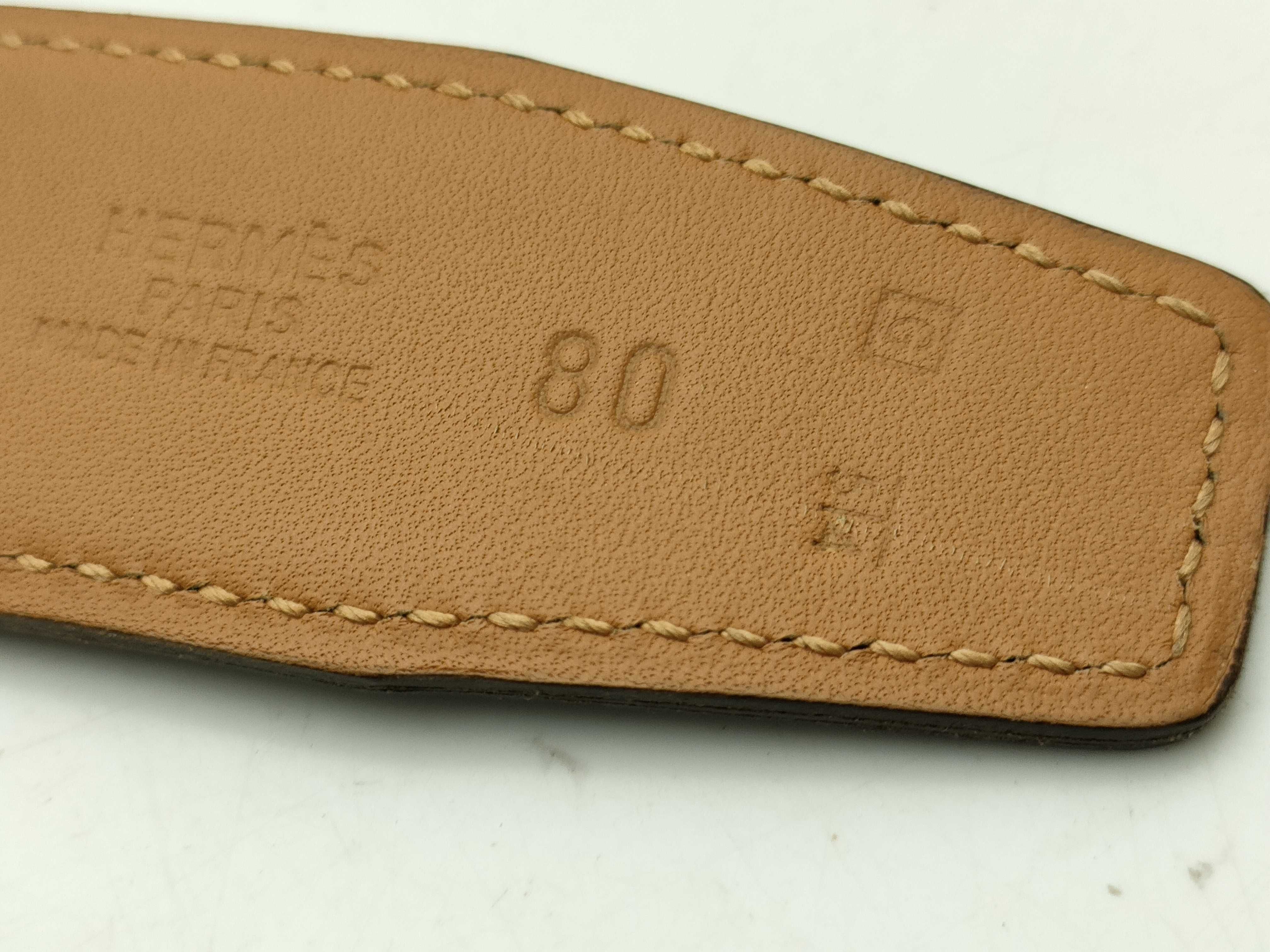 【水曜終了】(10227_0002)HERMES ケープコット ベルト □G ブラウン ベルト