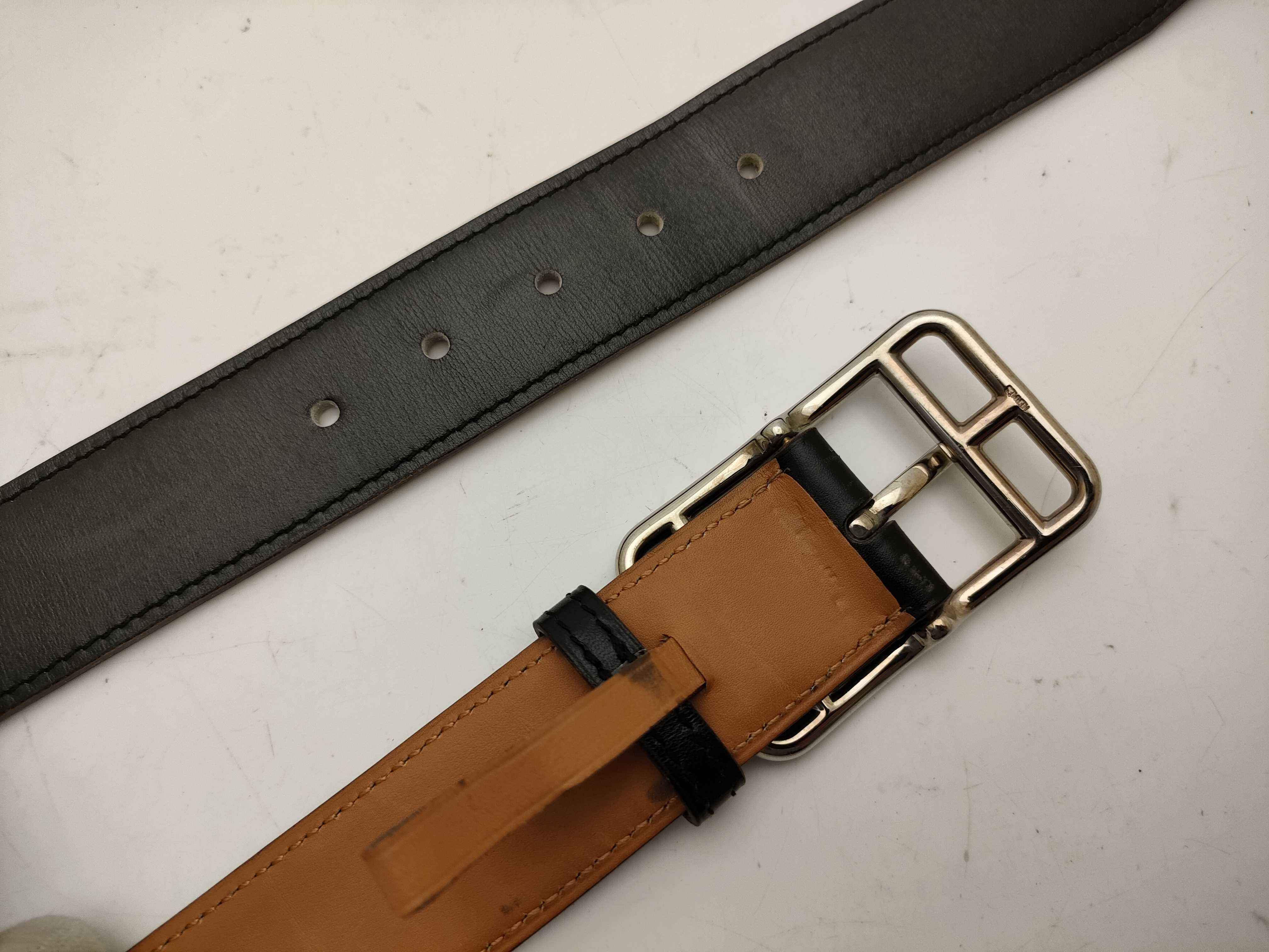 【水曜終了】(10227_0002)HERMES ケープコット ベルト □G ブラウン ベルト