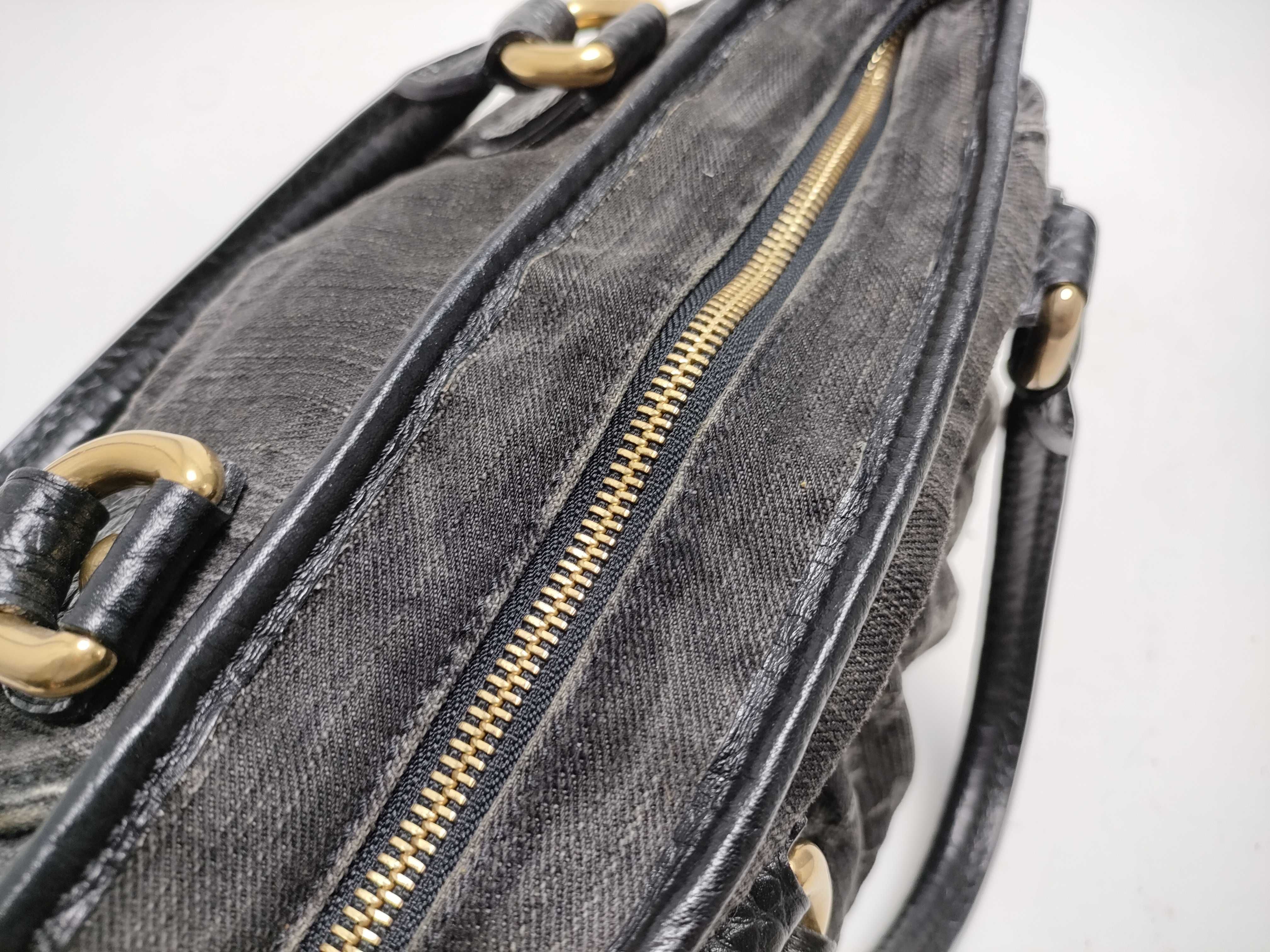 【水曜終了】(10229_0045)LOUIS VUITTON モノグラム デニム デニム M95351 ネオカビィMM ストラップ付き 内側毛玉有 ハンドバッグ