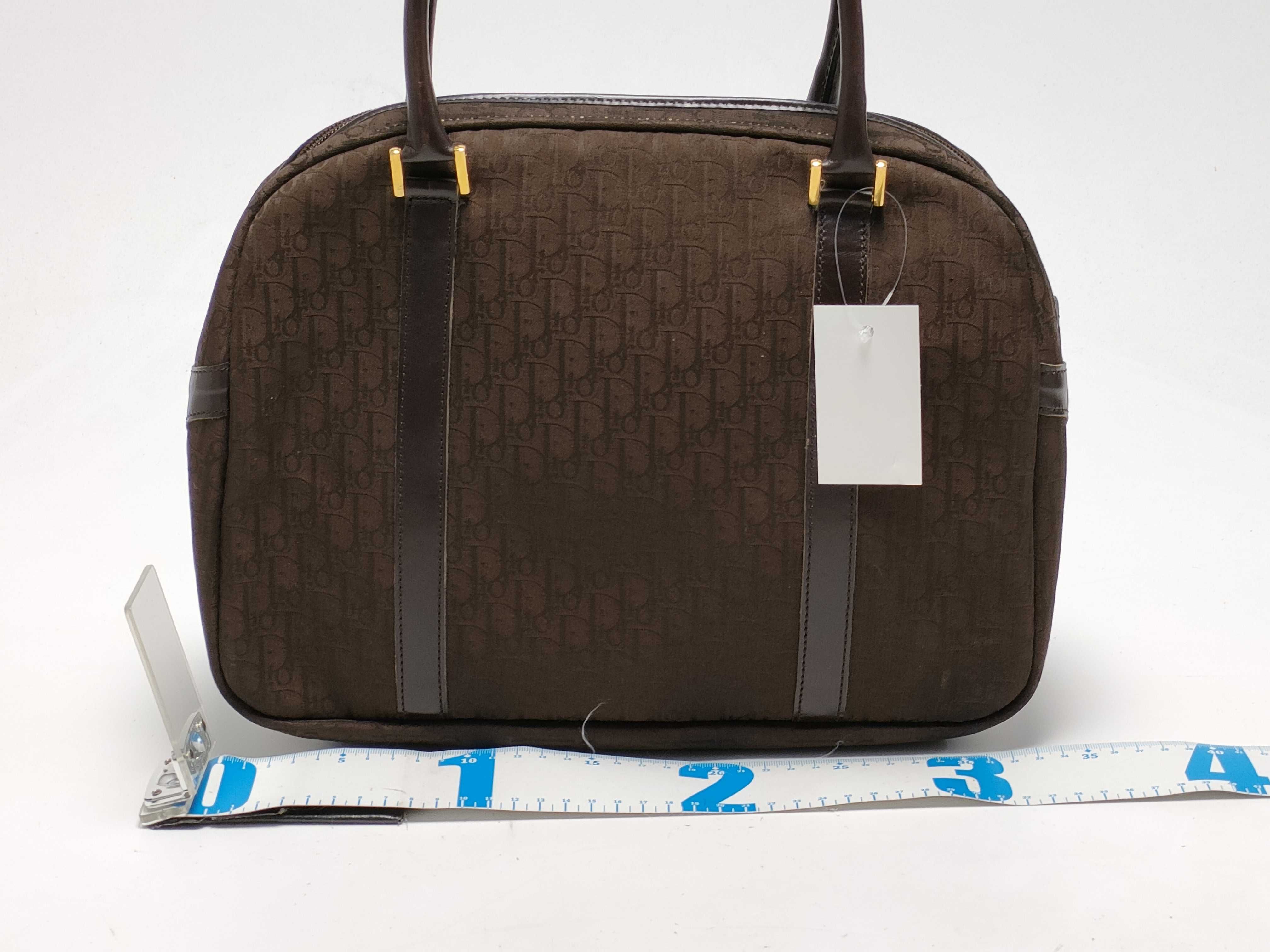 【水曜終了】(10220_0474)Dior トロッター ハンド ハンドバッグ