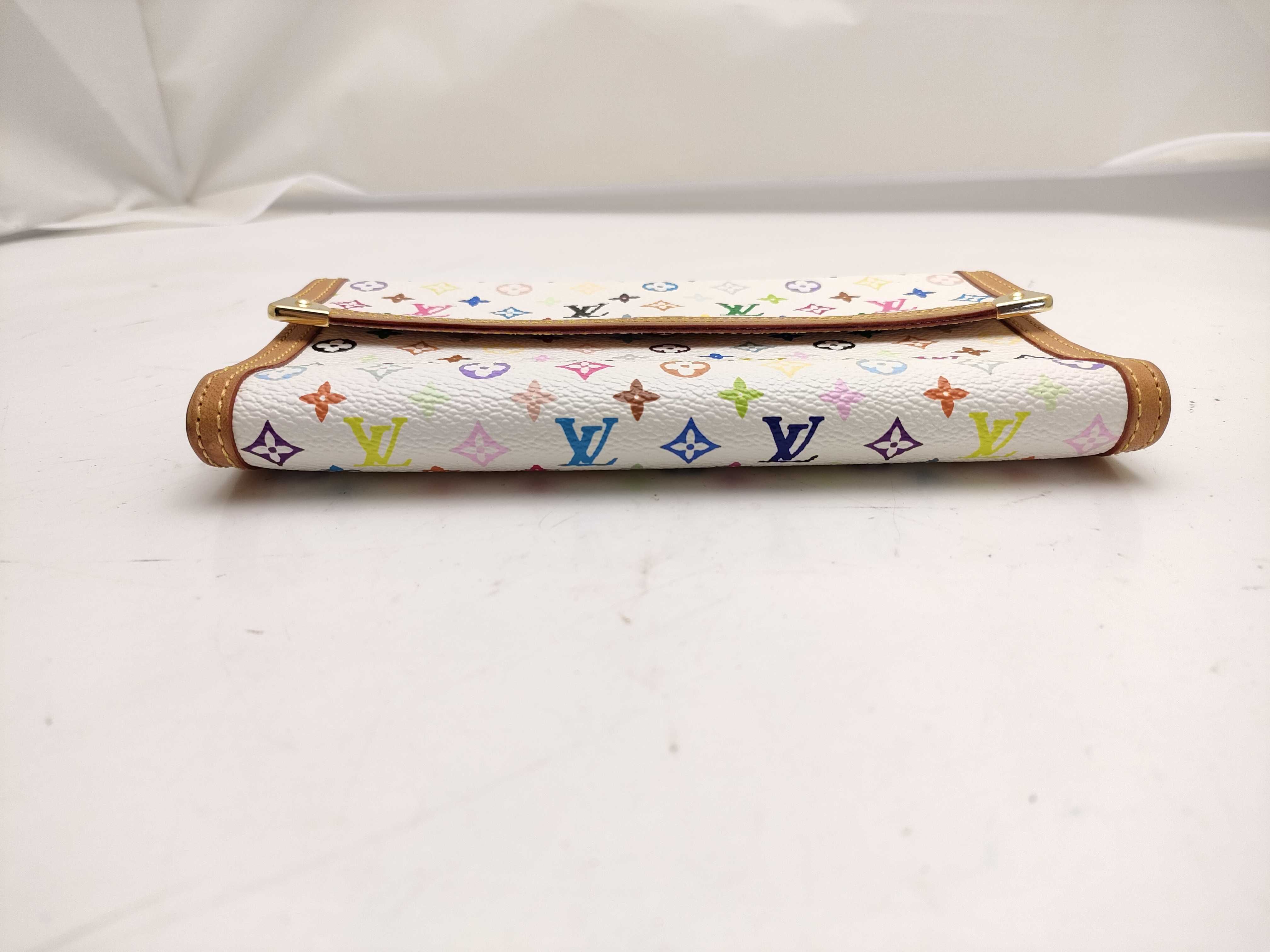 【水曜終了】(10218_0029)LOUIS VUITTON モノグラム マルチカラー ポルトフォイユインターナショナル 財布