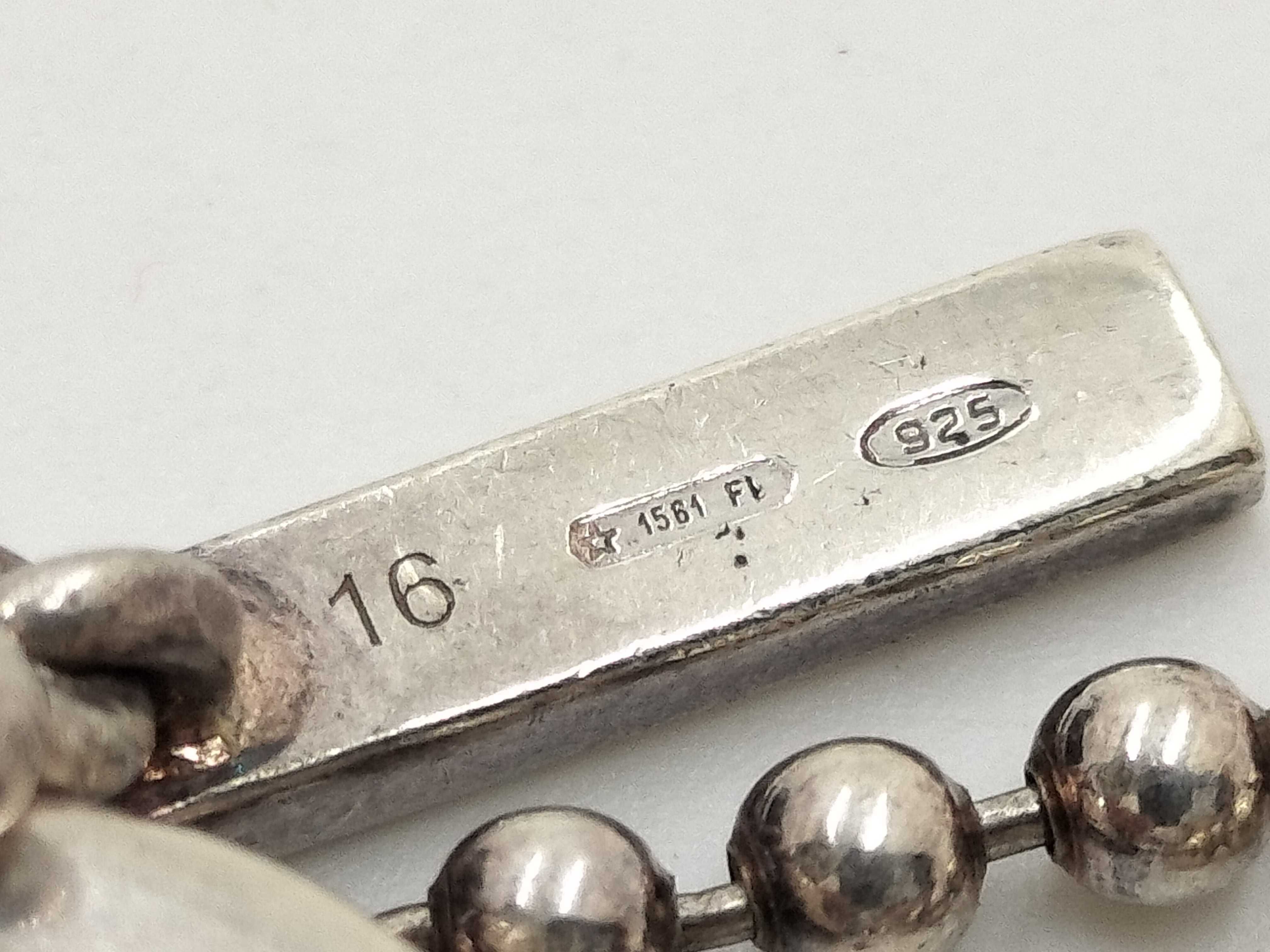 【水曜終了】(10709_0039)GUCCI グッチ シルバー925 インターロッキング ボールチェーン ブレスレット・バングル