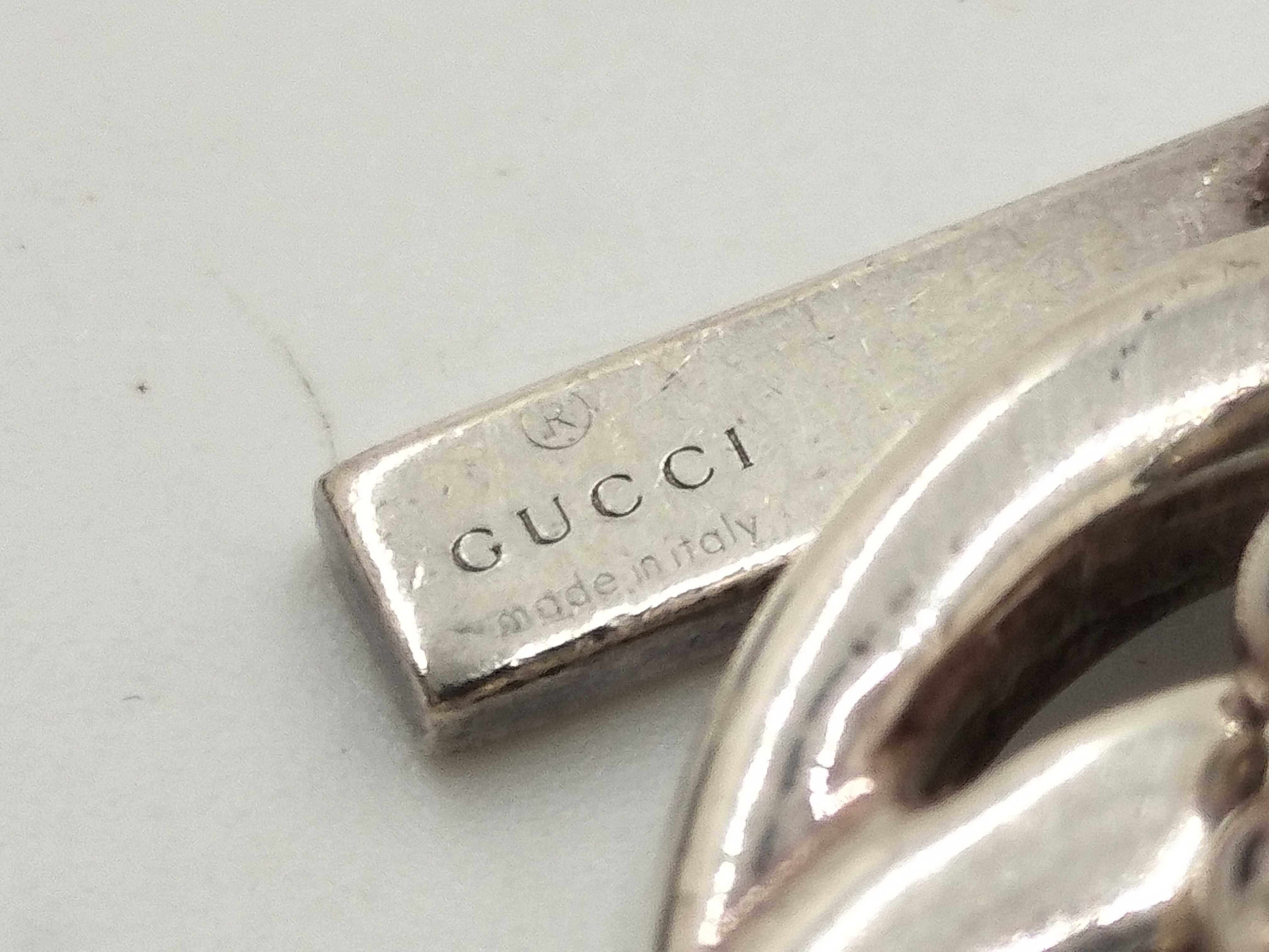 【水曜終了】(10709_0039)GUCCI グッチ シルバー925 インターロッキング ボールチェーン ブレスレット・バングル