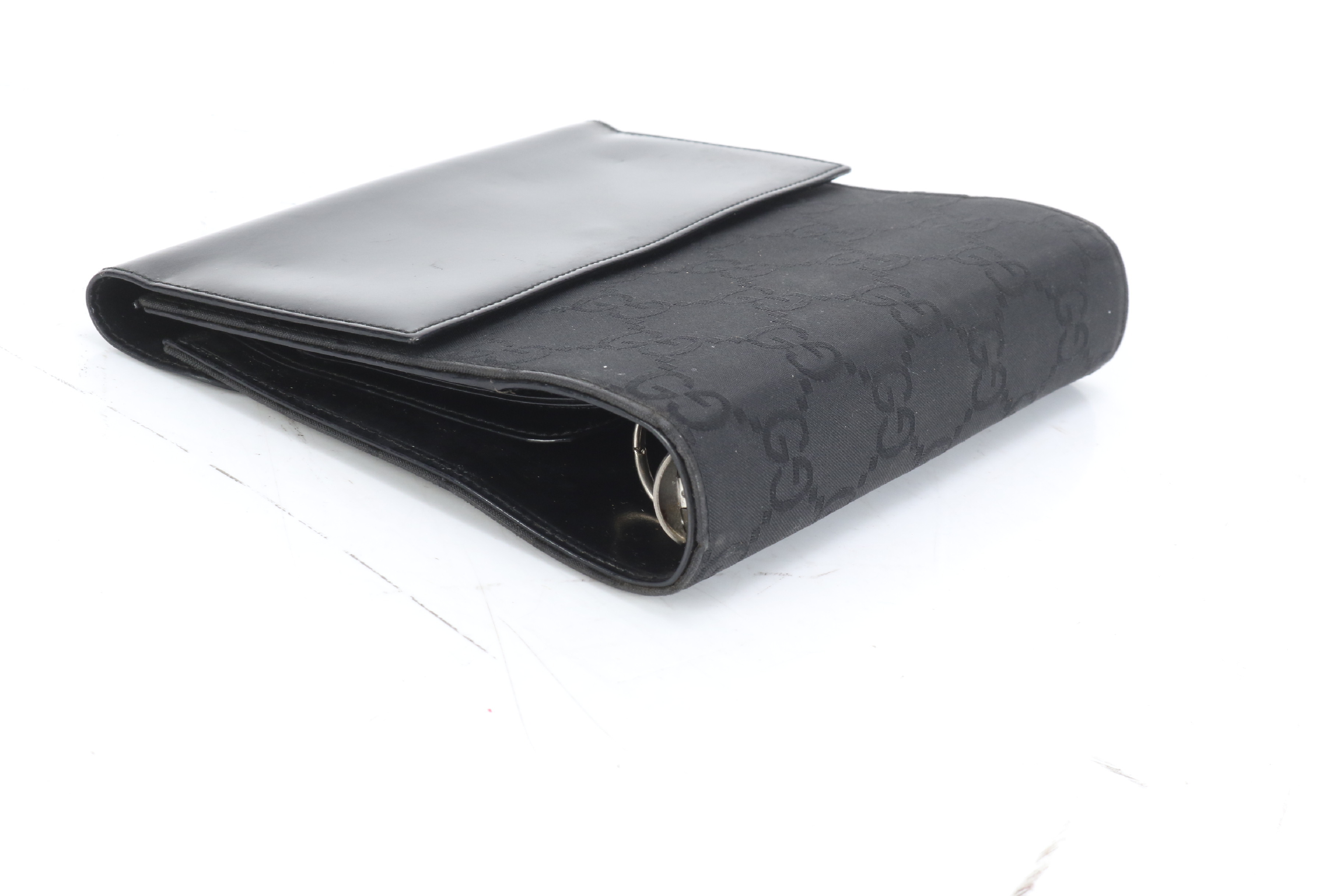 【水曜終了】(10709_0046)GUCCI GGナイロン 手帳カバー