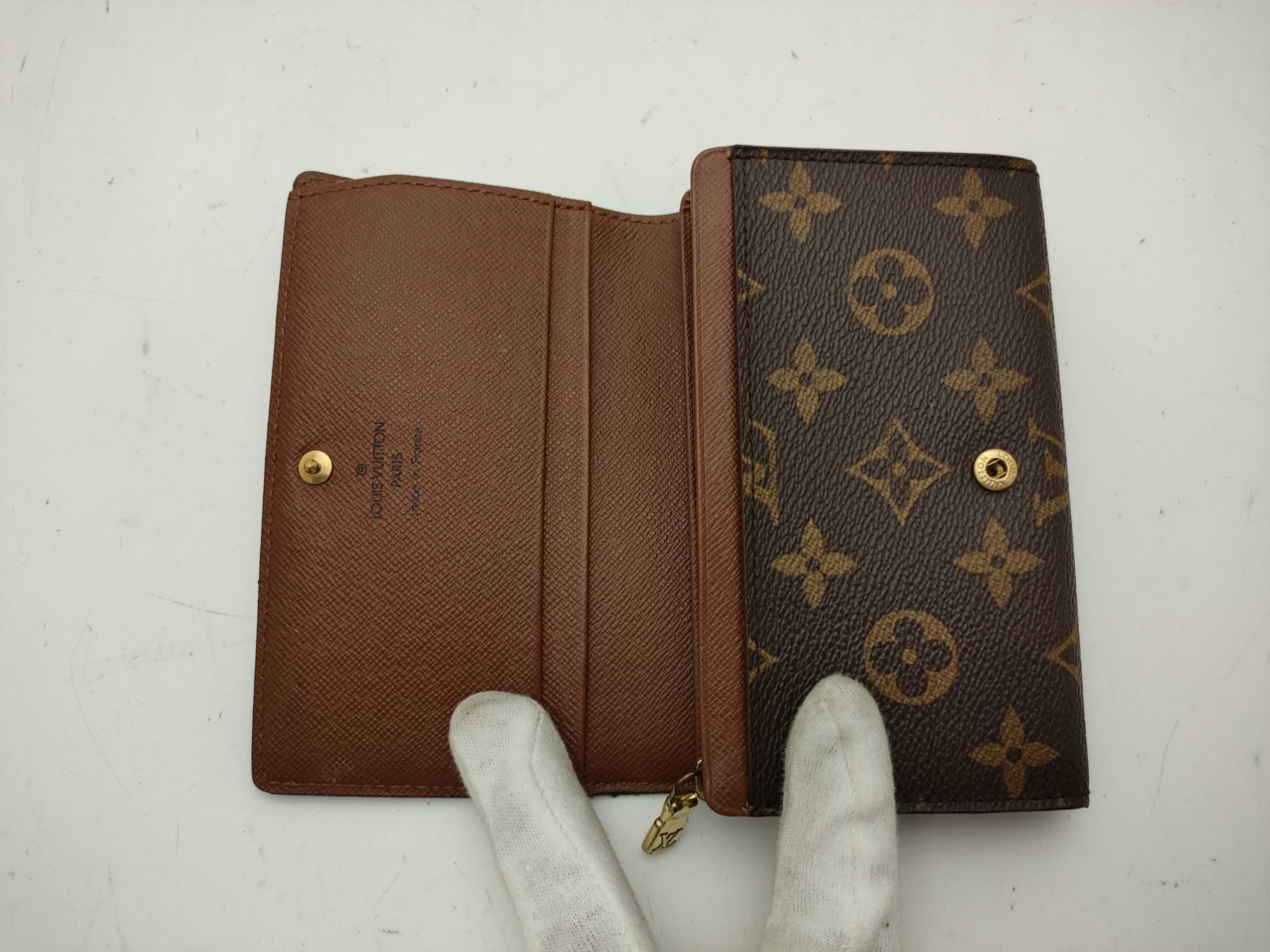 【水曜終了】(10229_0023)LOUIS VUITTON モノグラム 二つ折り 財布 財布