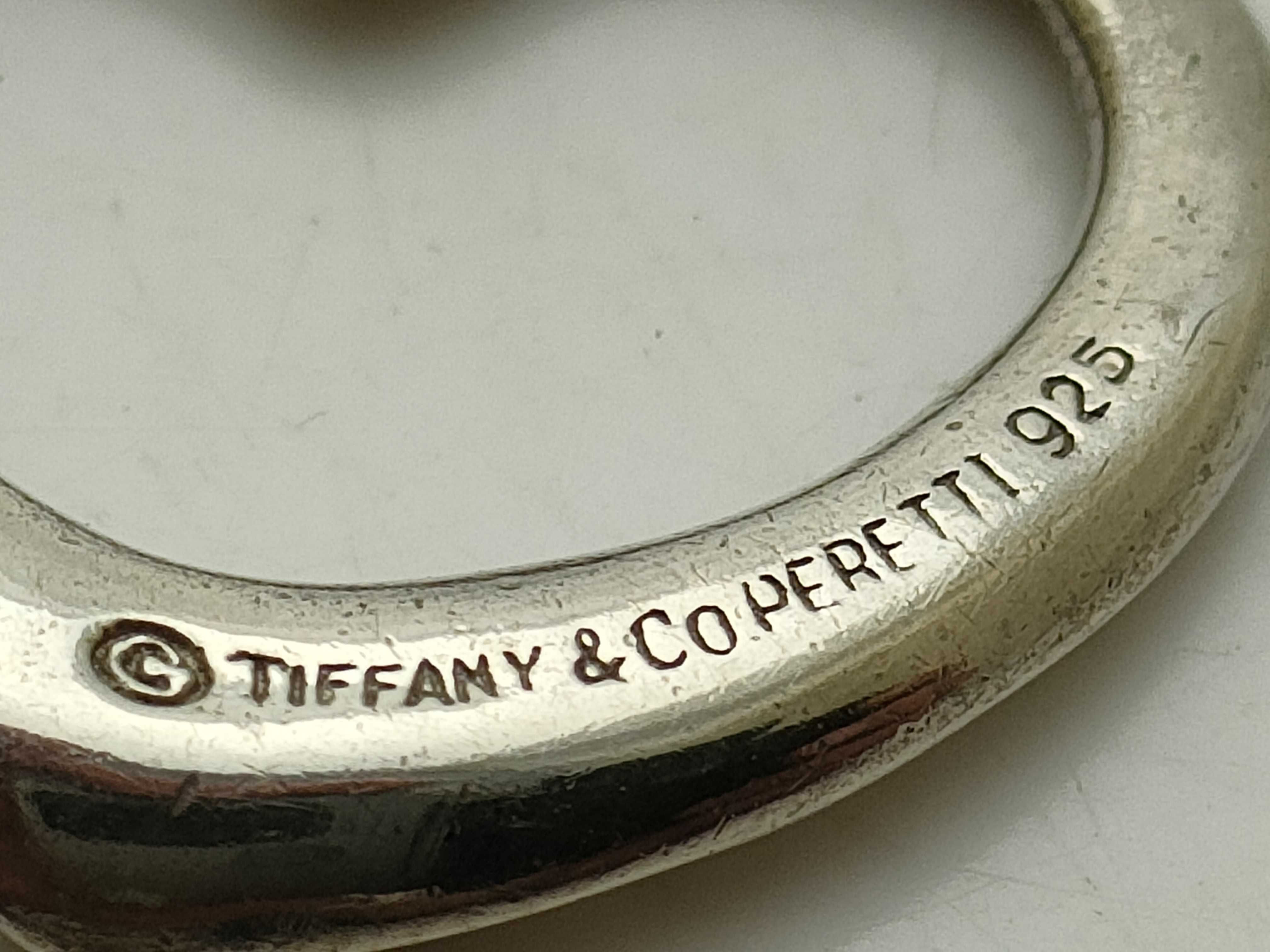 【水曜終了】(10221_0377)Tiffany&Co. オープンハート オープンハート SV925 2.3g ペンダントトップ