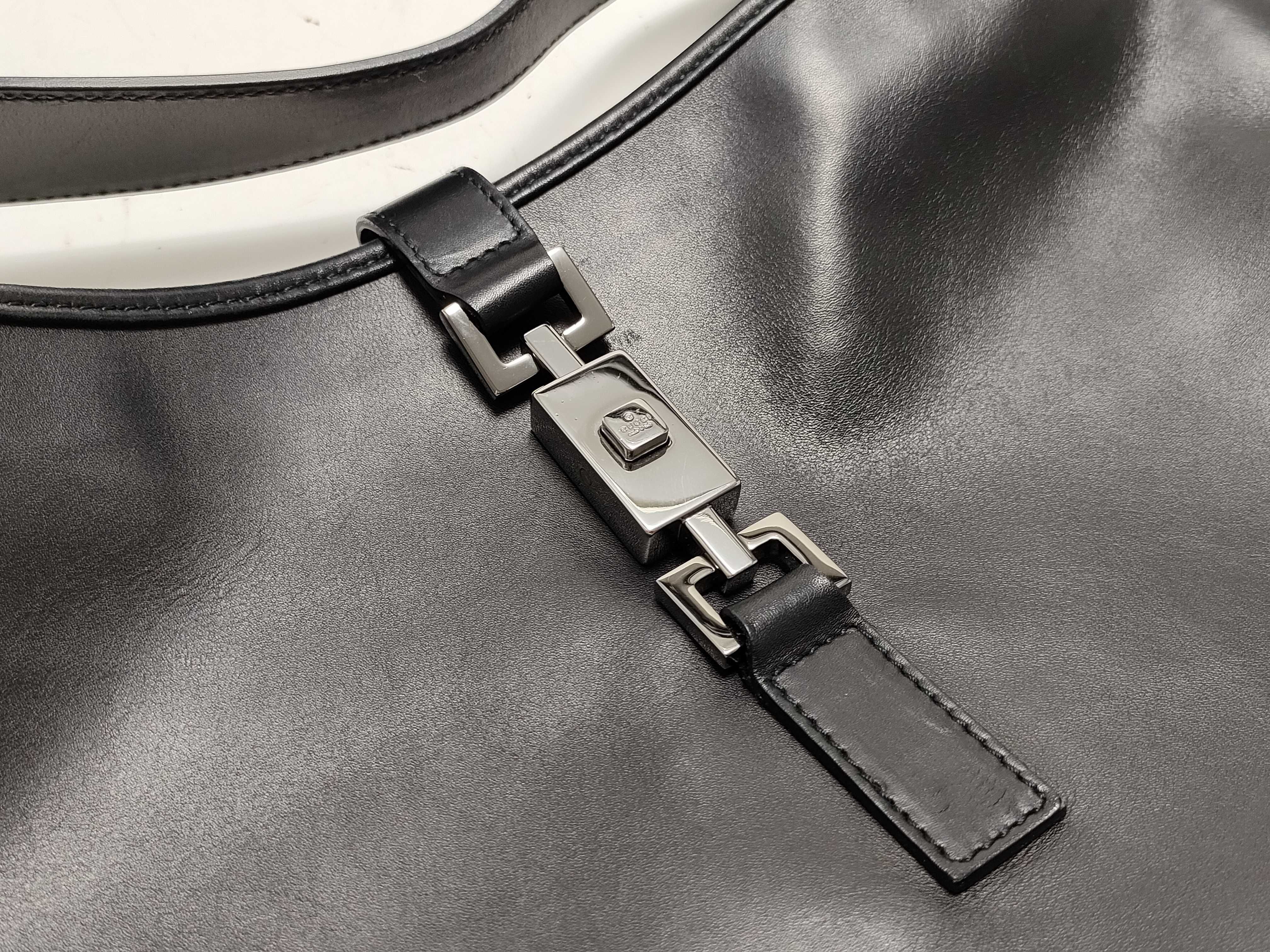 【水曜終了】(10230_0007)GUCCI ジャッキー レザー ワンショルダー ショルダーバッグ