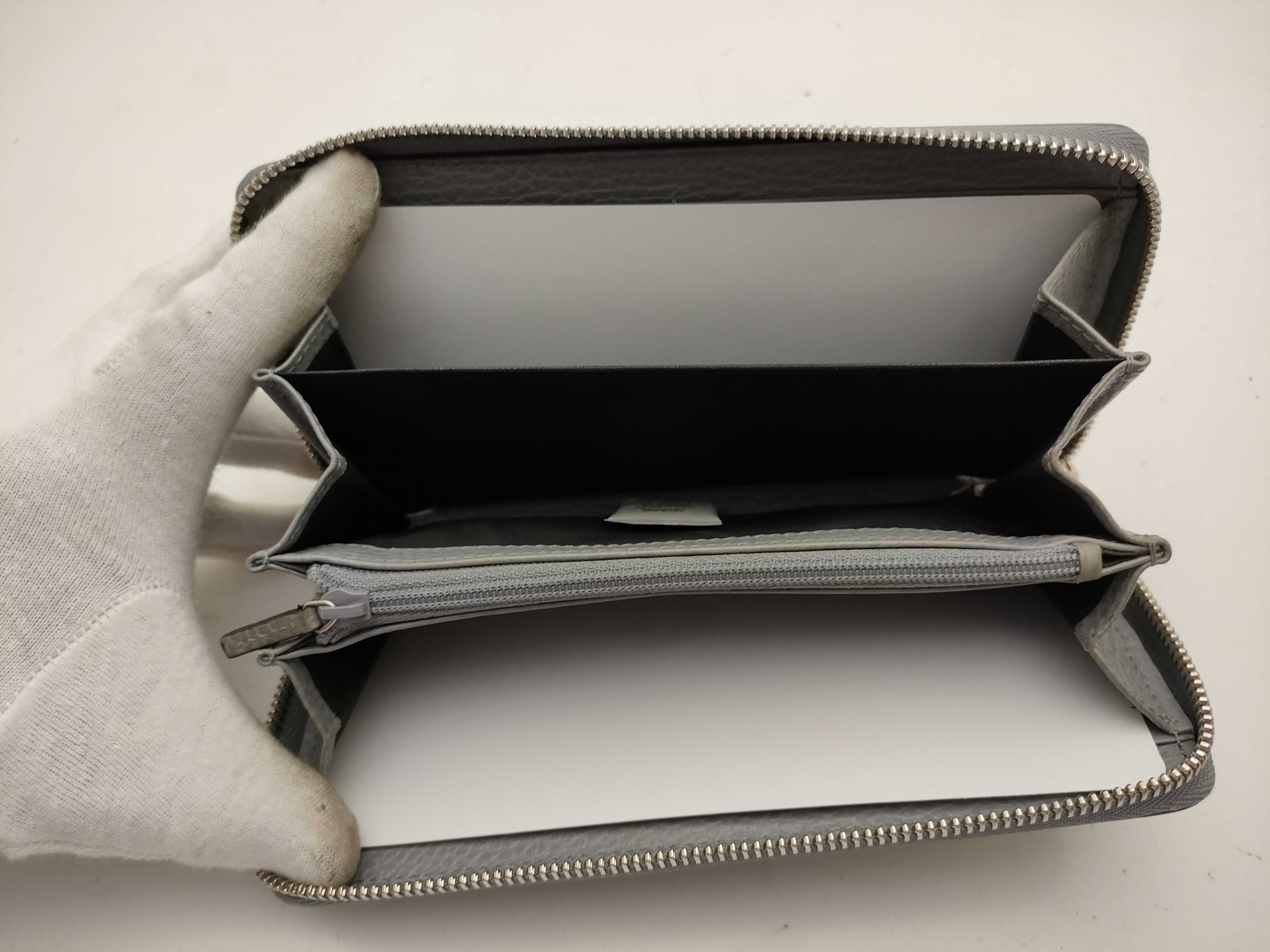 【水曜終了】(10221_0007)GUCCI マーモント 456117 レザー ラウンド長財布 財布