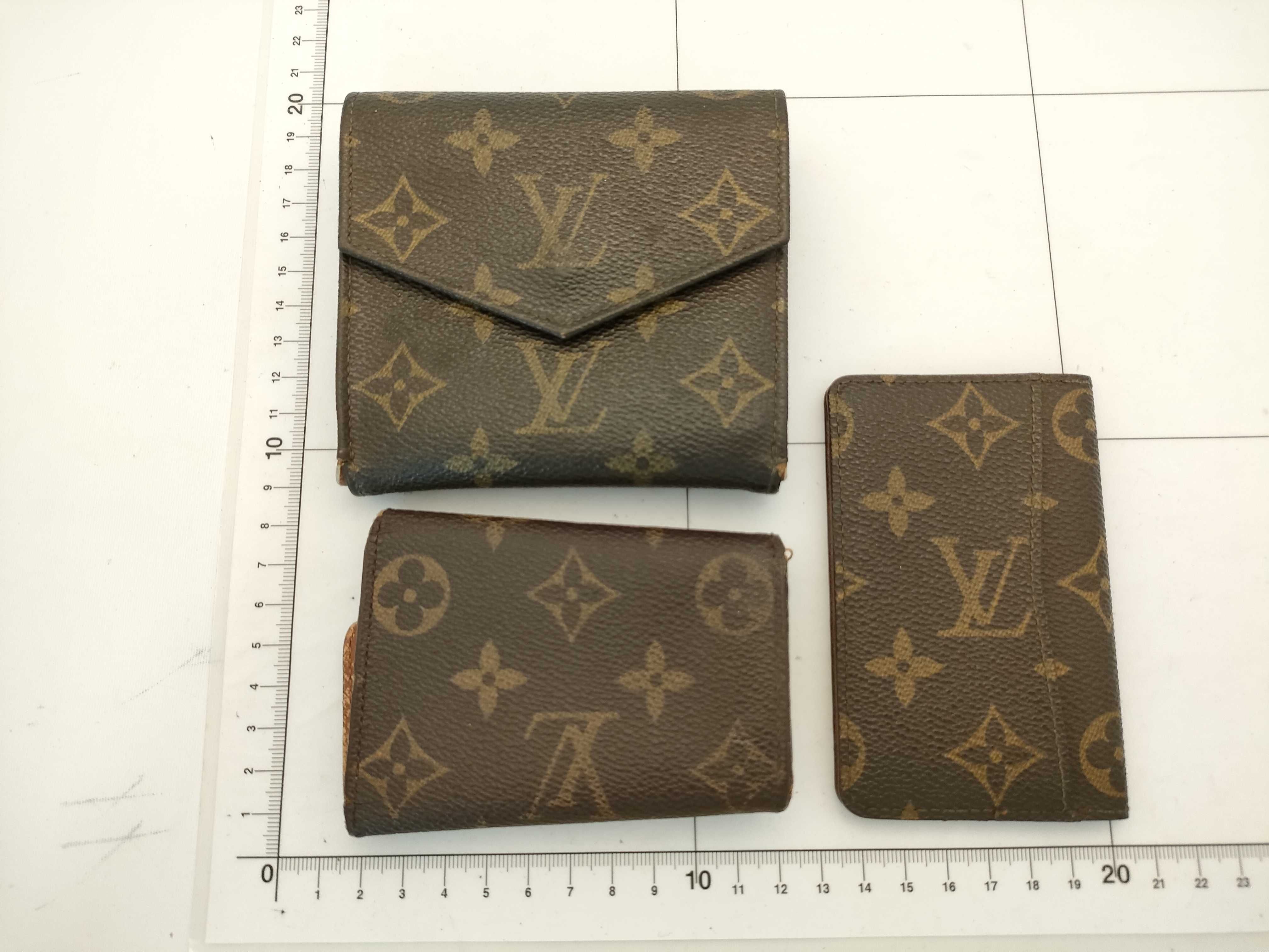【水曜終了】(10223_0016)LOUIS VUITTON モノグラム 折財布/キーケース/カード入れ 3点セット 財布