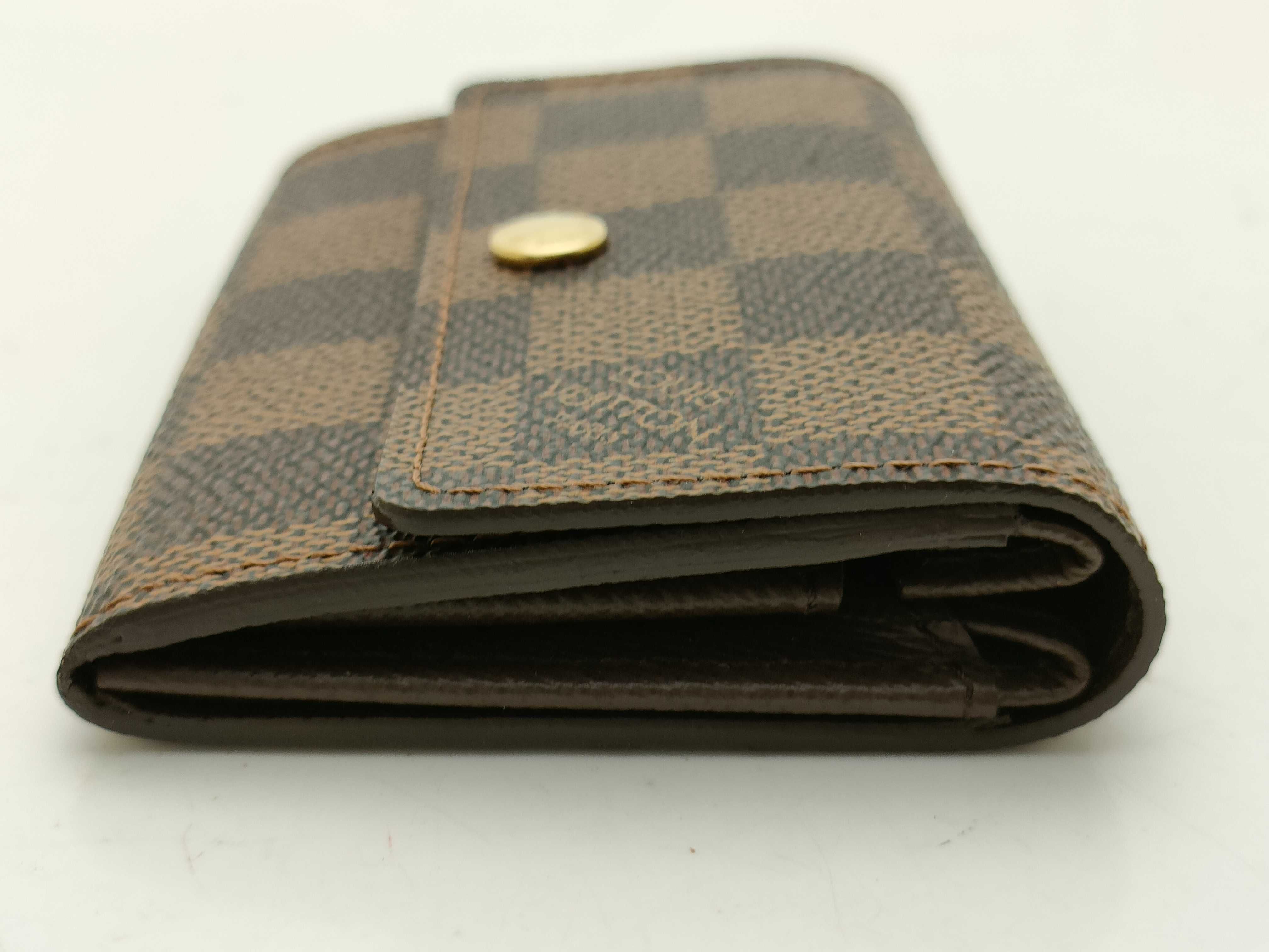 【水曜終了】(10218_0021)LOUIS VUITTON ダミエ ケース イニシャル入 コインケース