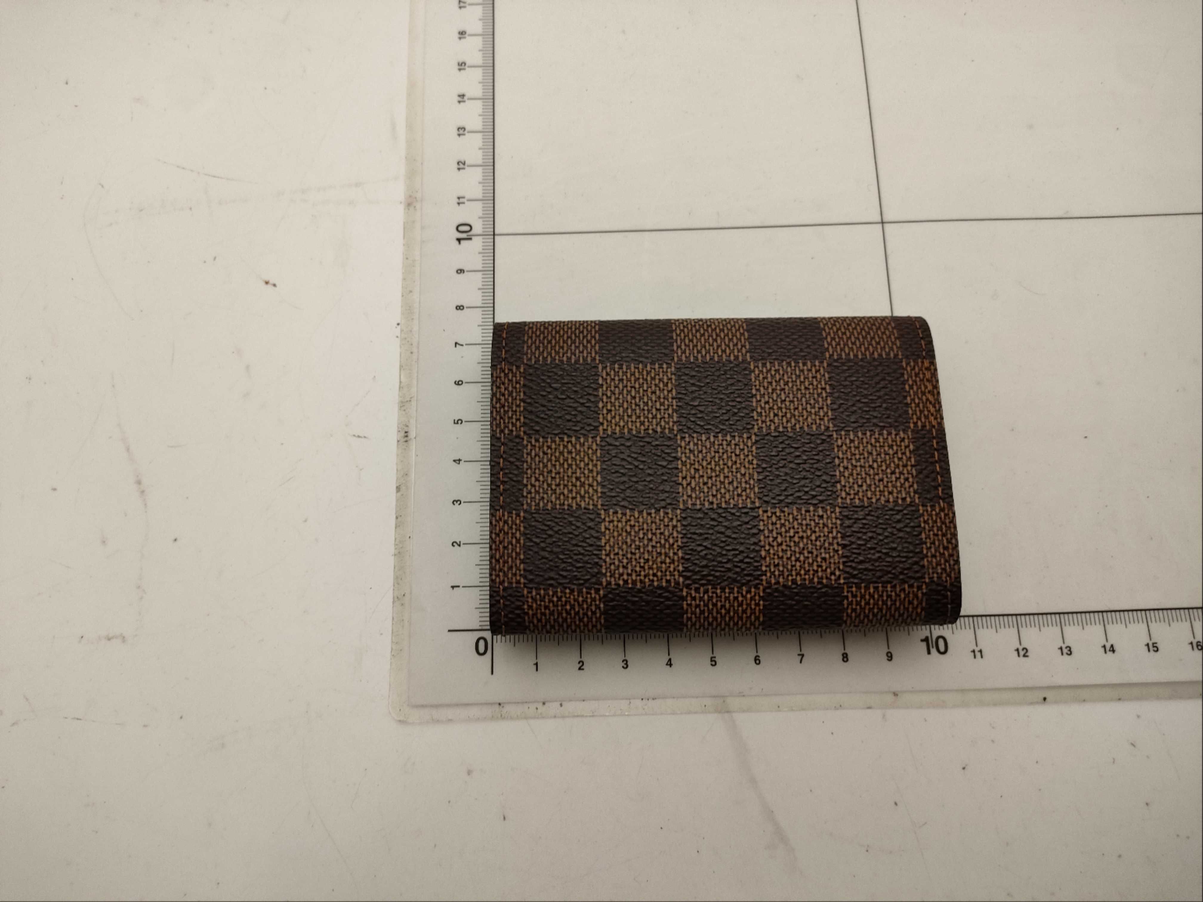 【水曜終了】(10218_0021)LOUIS VUITTON ダミエ ケース イニシャル入 コインケース