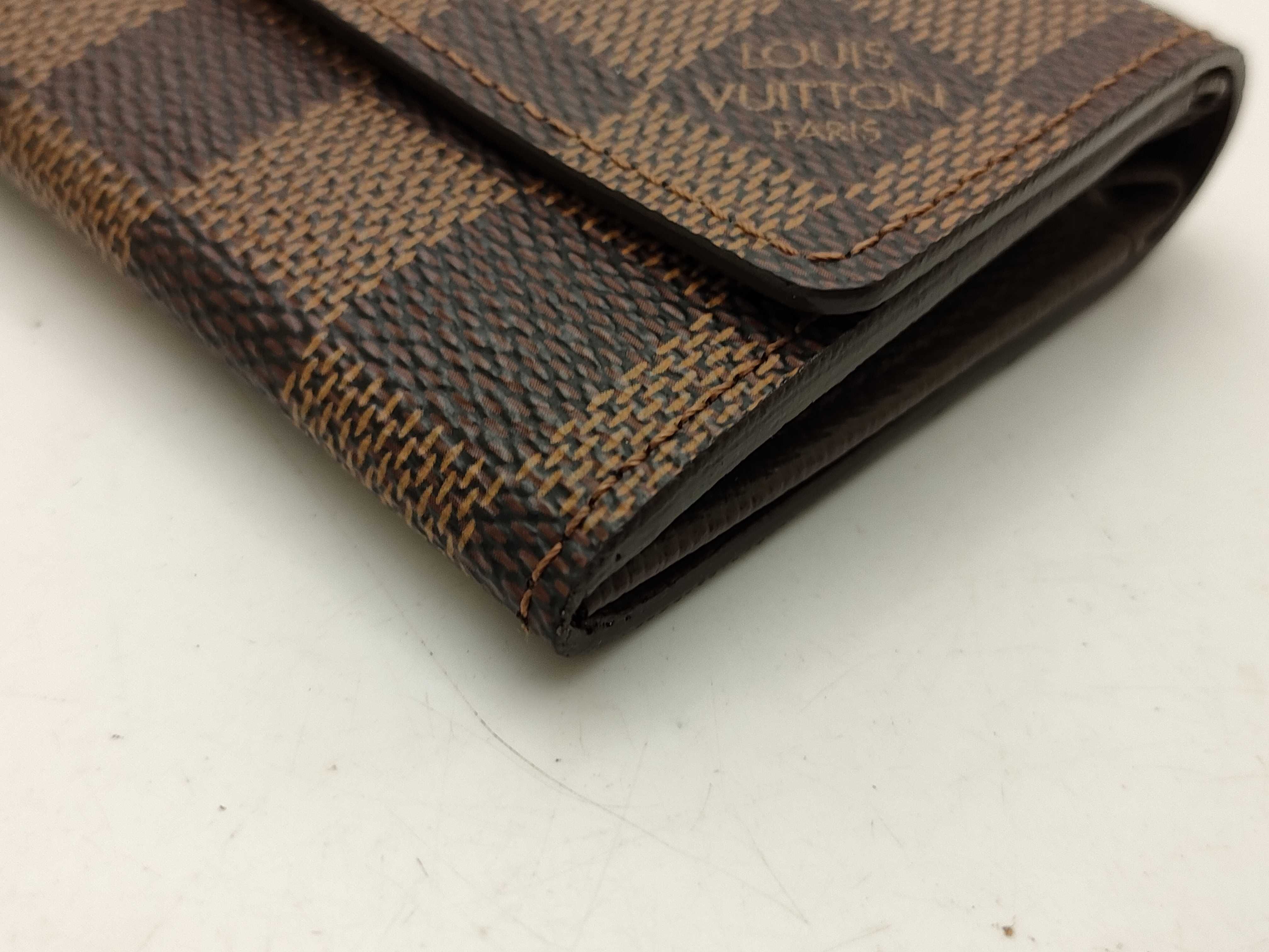 【水曜終了】(10218_0021)LOUIS VUITTON ダミエ ケース イニシャル入 コインケース