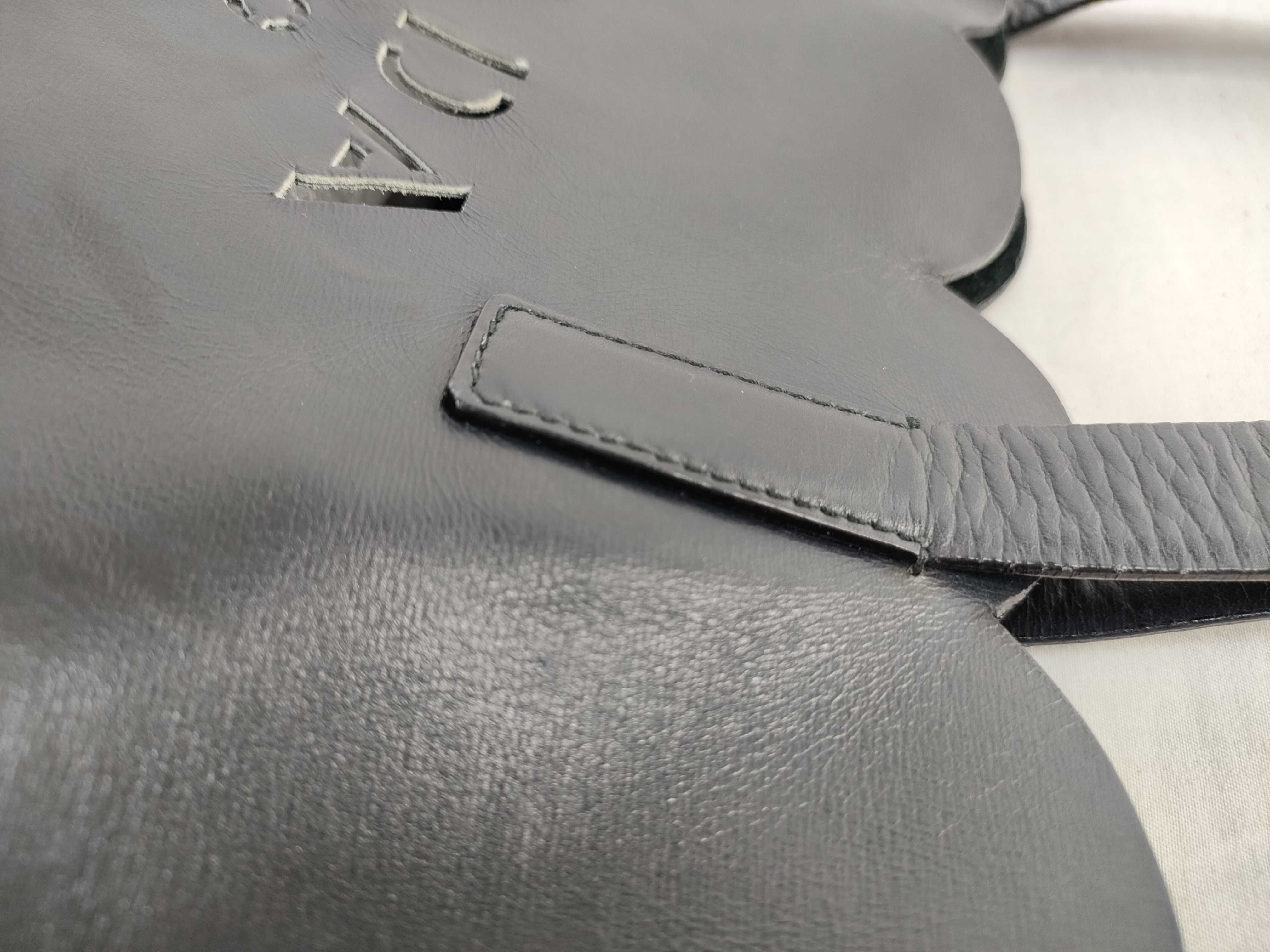 【水曜終了】(10709_0106)PRADA プラダ レザーショルダー トートバッグ カットワーク