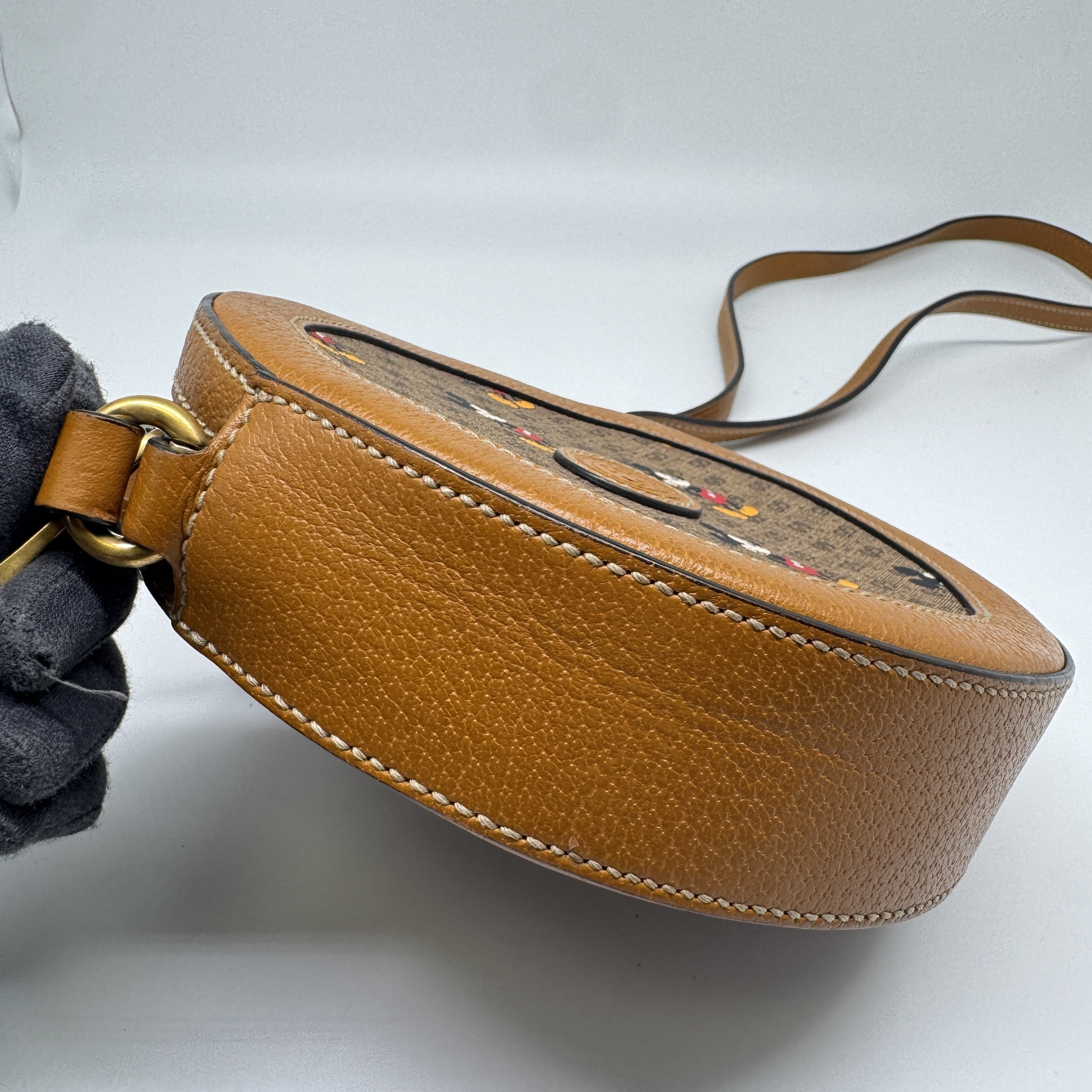 【水曜終了】(10698_0022)GUCCI グッチディズニーコラボGGスプリームラウンドショルダーバッグ