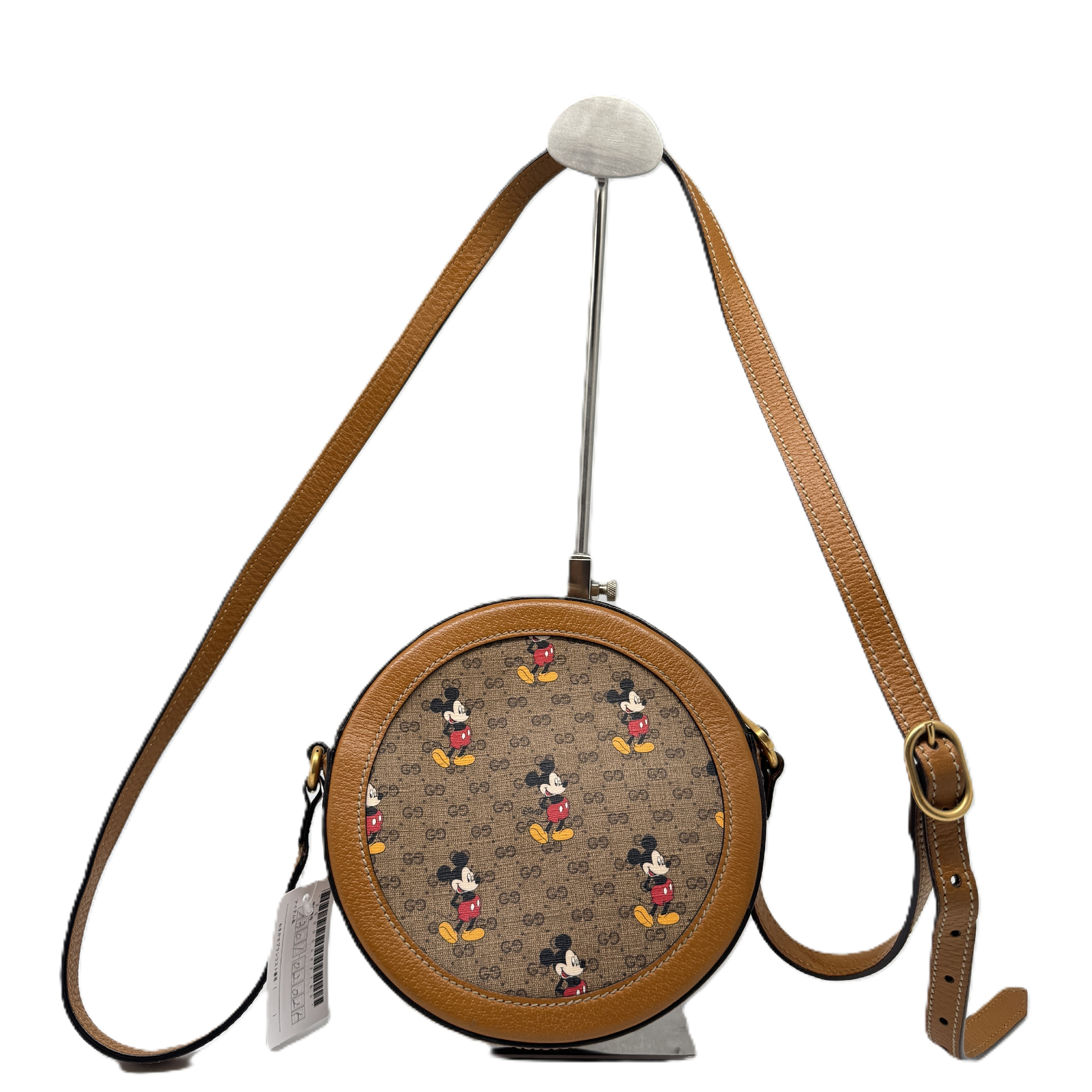 【水曜終了】(10698_0022)GUCCI グッチディズニーコラボGGスプリームラウンドショルダーバッグ