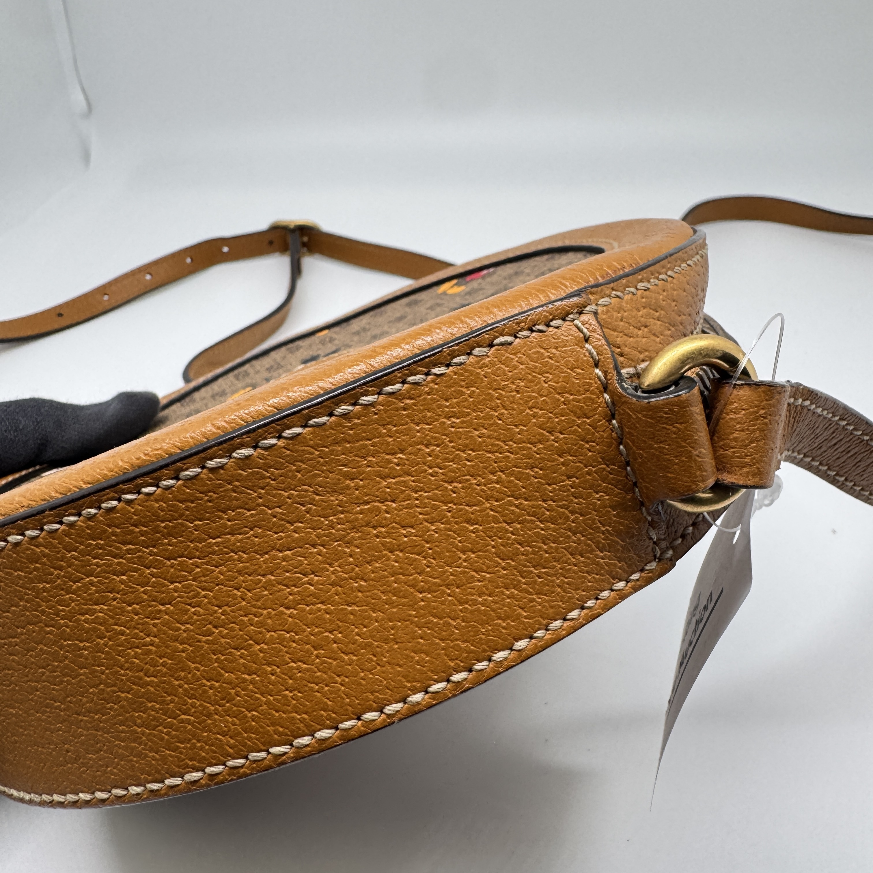 【水曜終了】(10698_0022)GUCCI グッチディズニーコラボGGスプリームラウンドショルダーバッグ