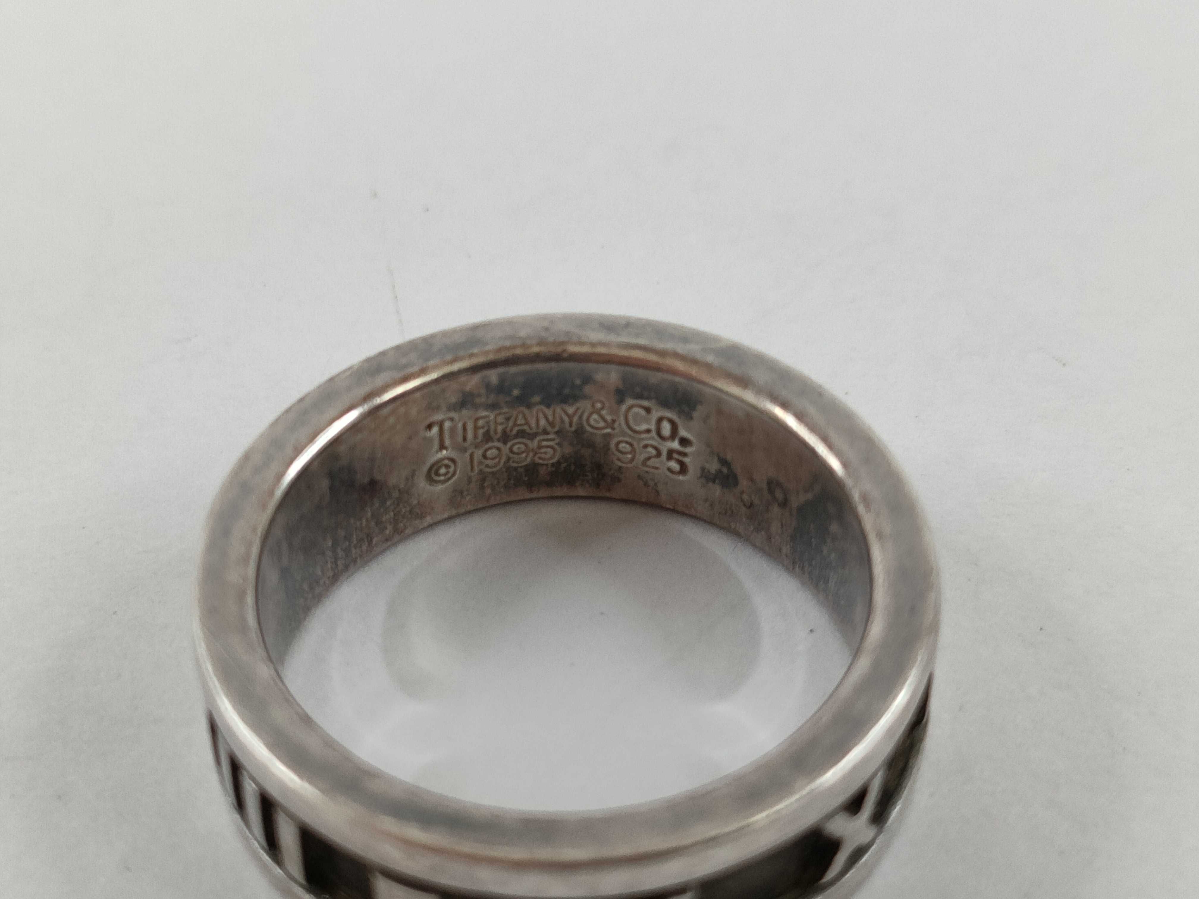 【水曜終了】(10221_0373)Tiffany&Co. アトラス アトラス SV925 5.7g リング