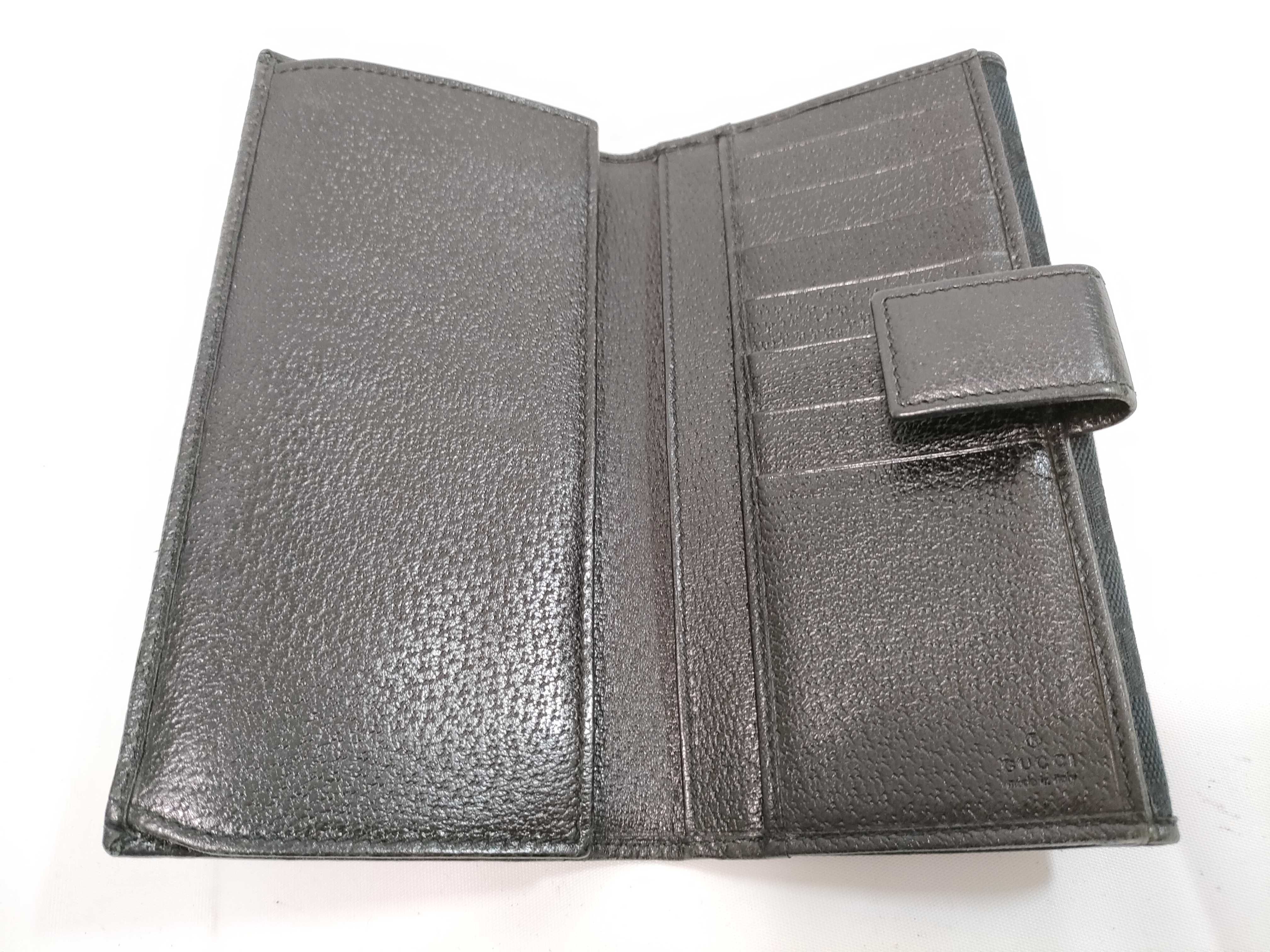 【水曜終了】(10223_0132)GUCCI GGキャンバス 163805 2123 リボン シェリー バッグ/167464 長財布 セット ハンドバッグ