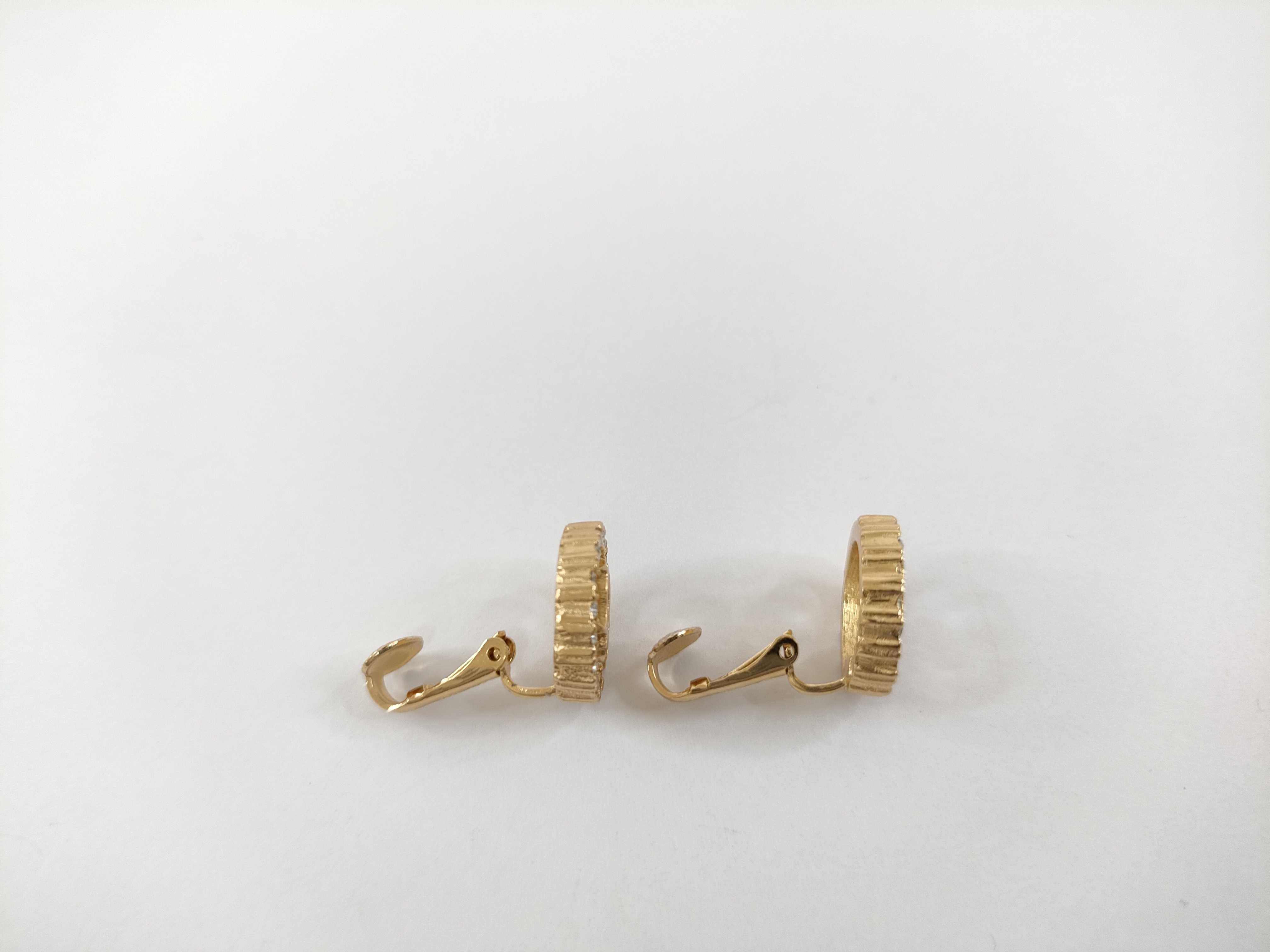 【水曜終了】(10221_0620)Dior ラインストーン付き ネックレス/両耳イヤリング アクセサリーまとめ アクセサリーまとめ(アクセサリー)