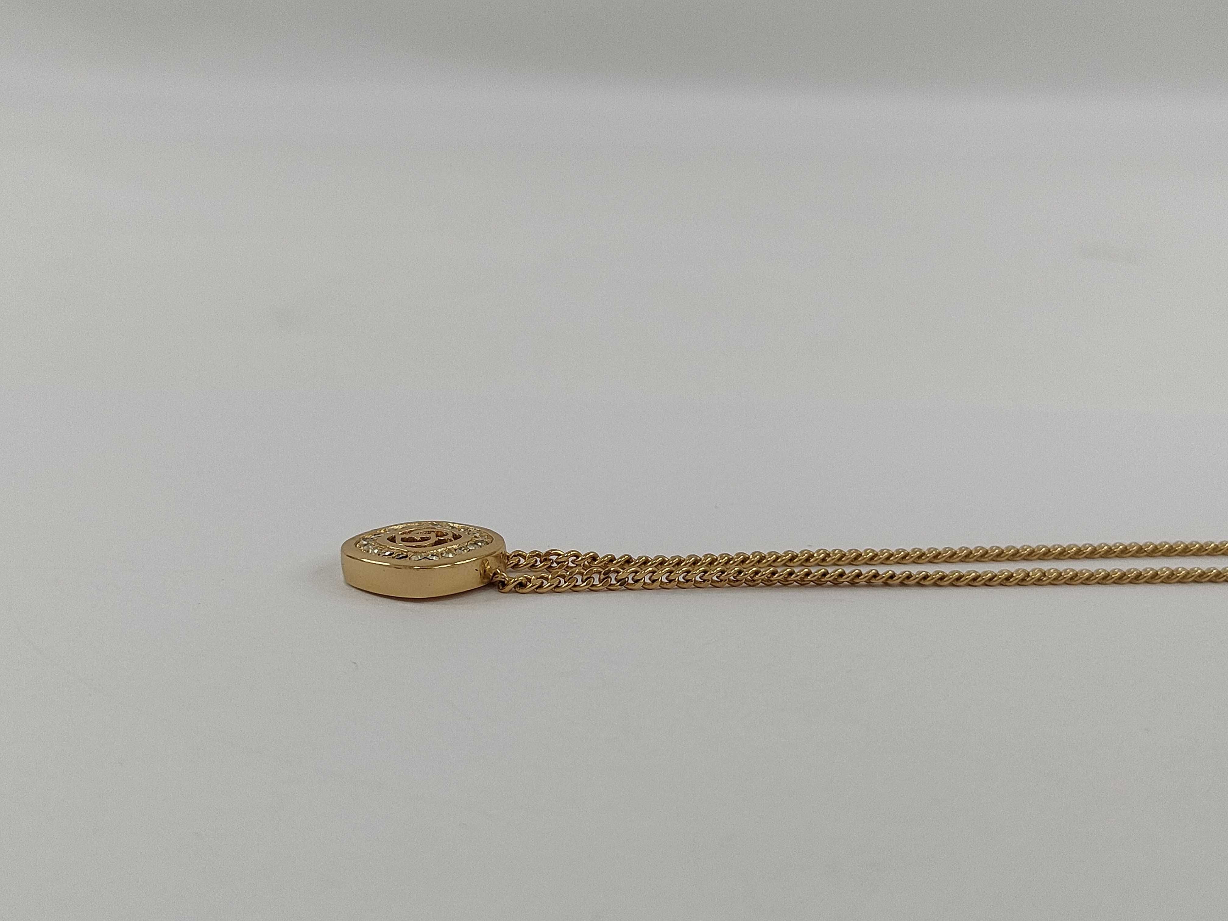 【水曜終了】(10221_0620)Dior ラインストーン付き ネックレス/両耳イヤリング アクセサリーまとめ アクセサリーまとめ(アクセサリー)