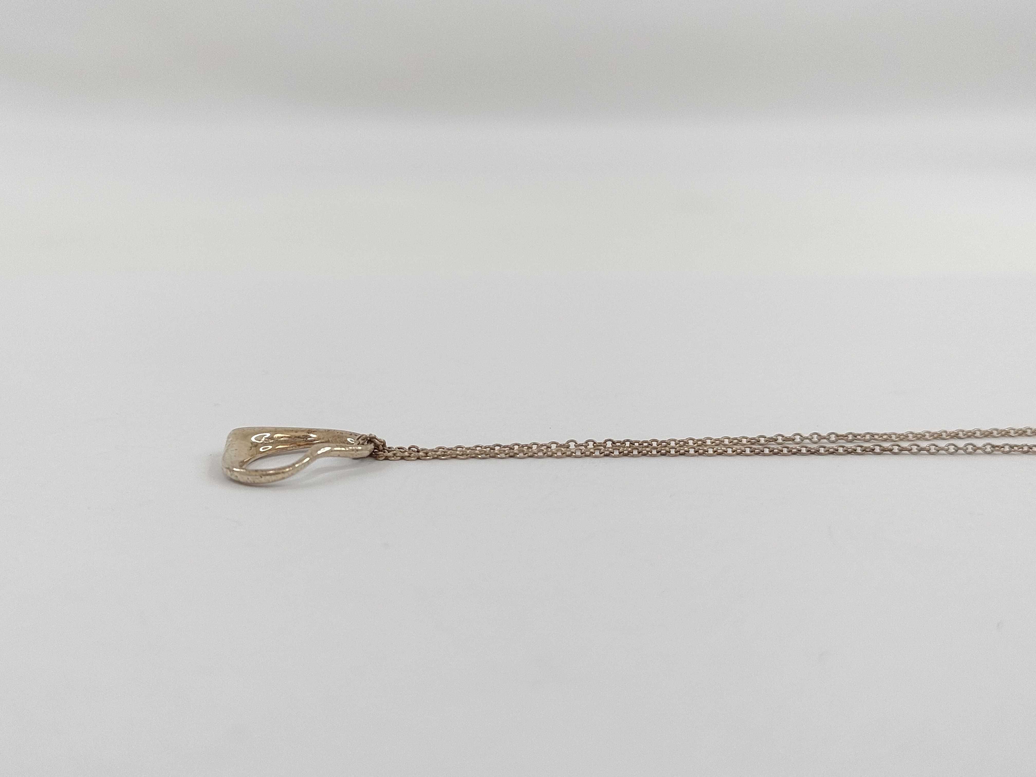 【水曜終了】(10221_0388)Tiffany&Co. オープンハート オープンハート ネックレス SV925 2.0g ネックレス