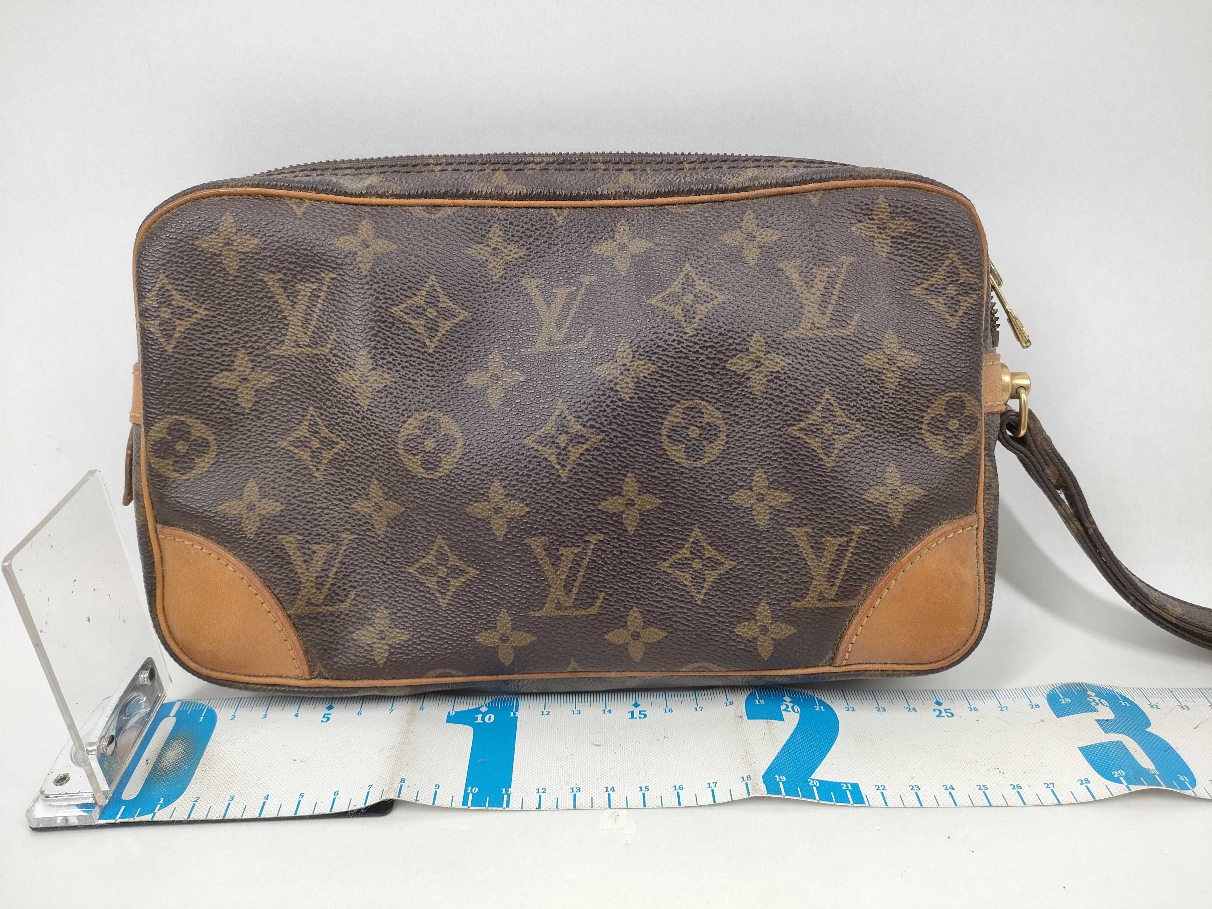 【水曜終了】(10229_0356)LOUIS VUITTON モノグラム M51825 マルリードラゴンヌ GM セカンドバッグ