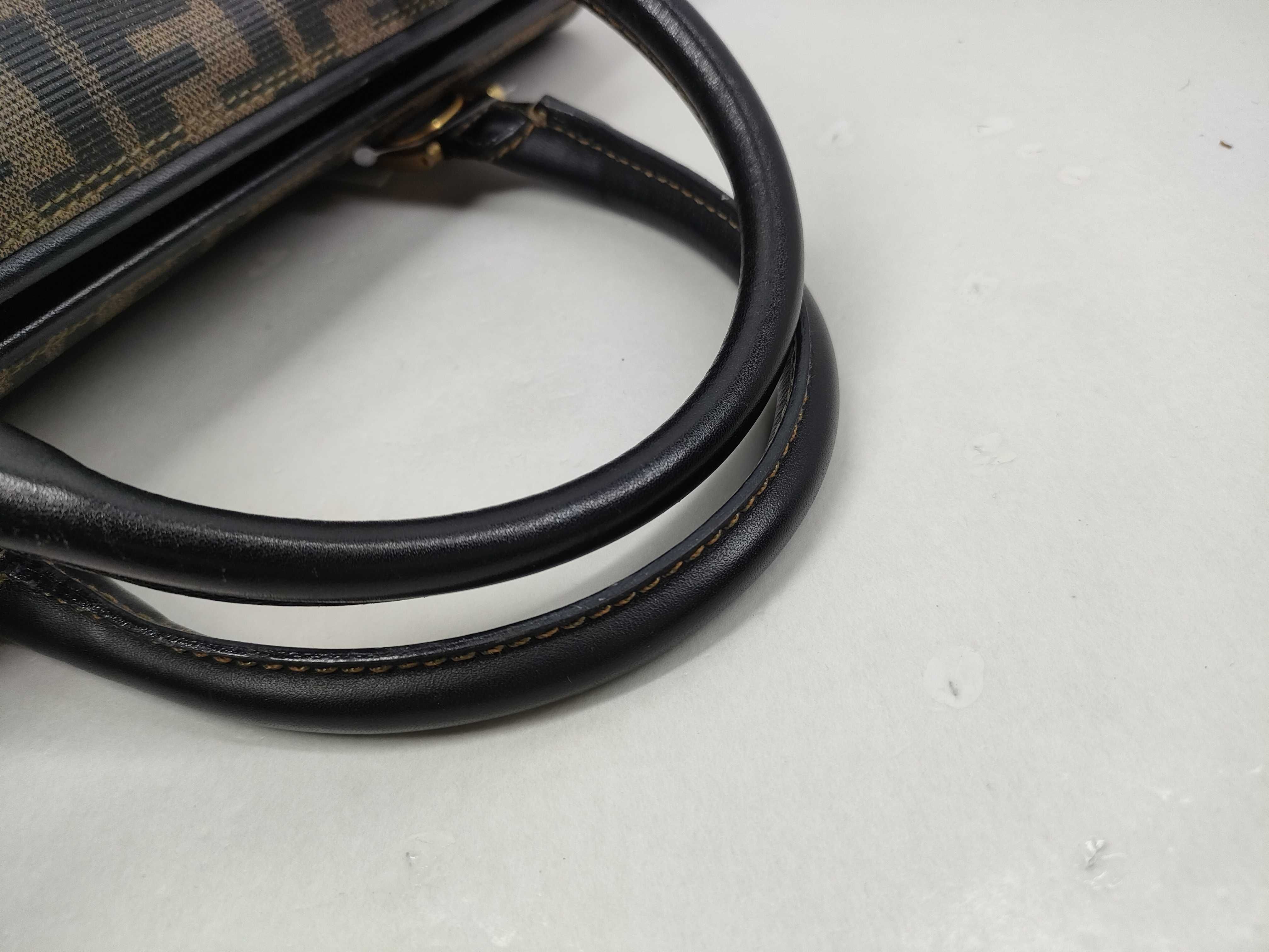 【水曜終了】(10219_0373)FENDI ズッカ柄 ハンドバッグ STなし ハンドバッグ