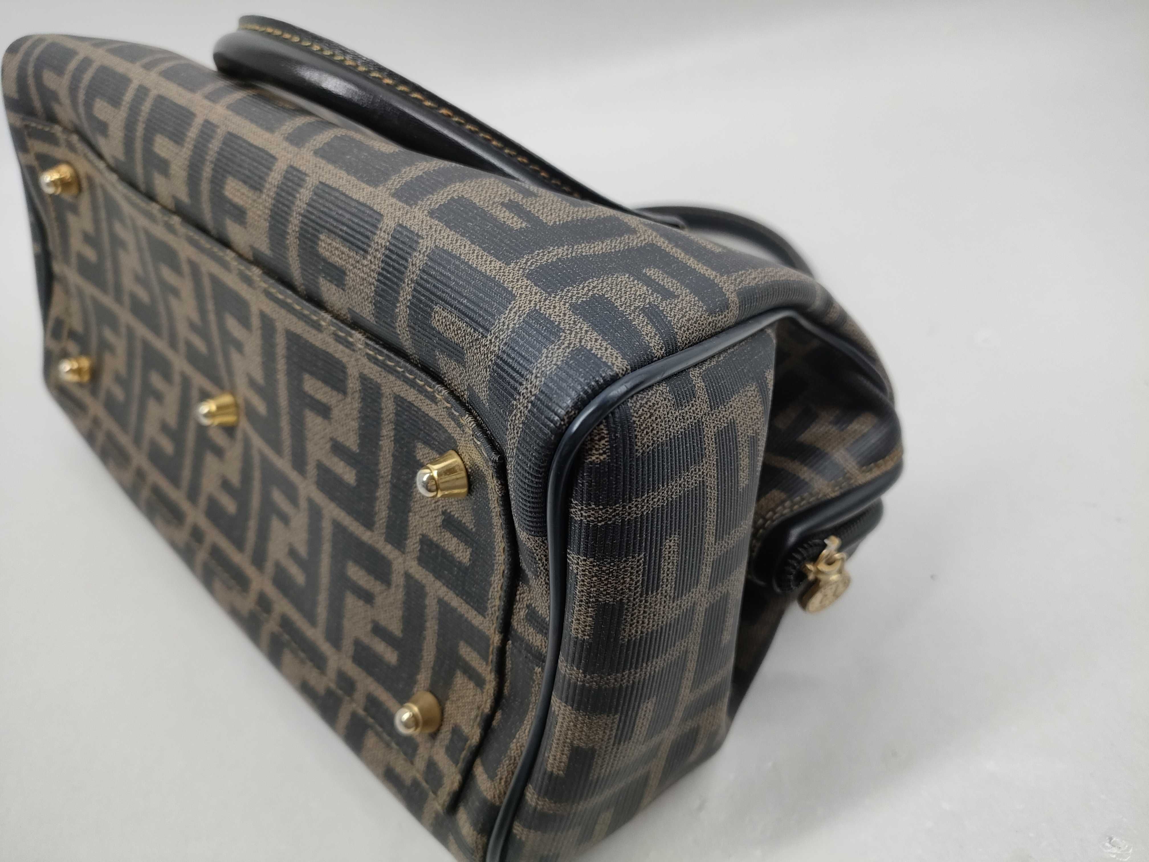【水曜終了】(10219_0373)FENDI ズッカ柄 ハンドバッグ STなし ハンドバッグ