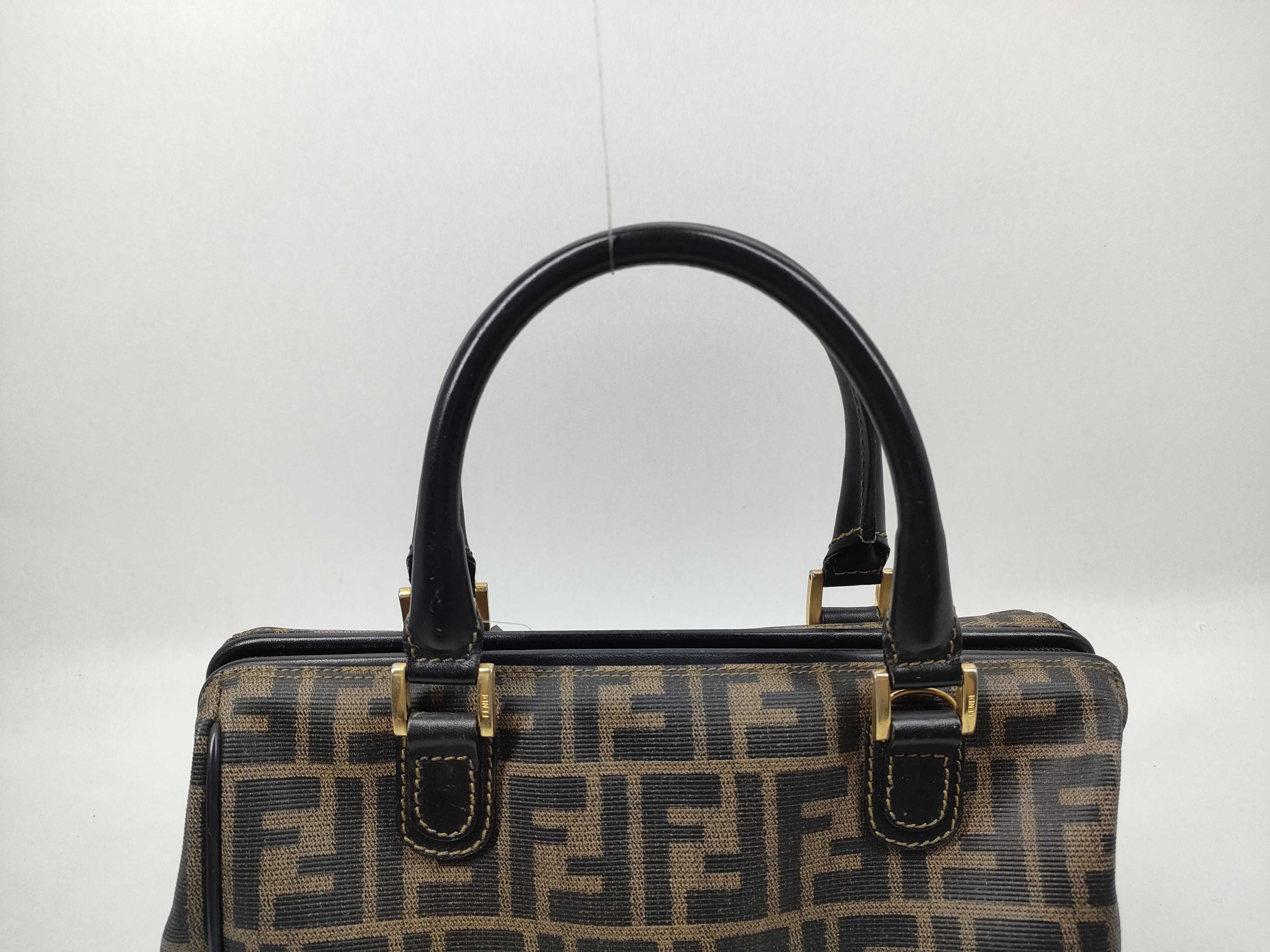 【水曜終了】(10219_0373)FENDI ズッカ柄 ハンドバッグ STなし ハンドバッグ