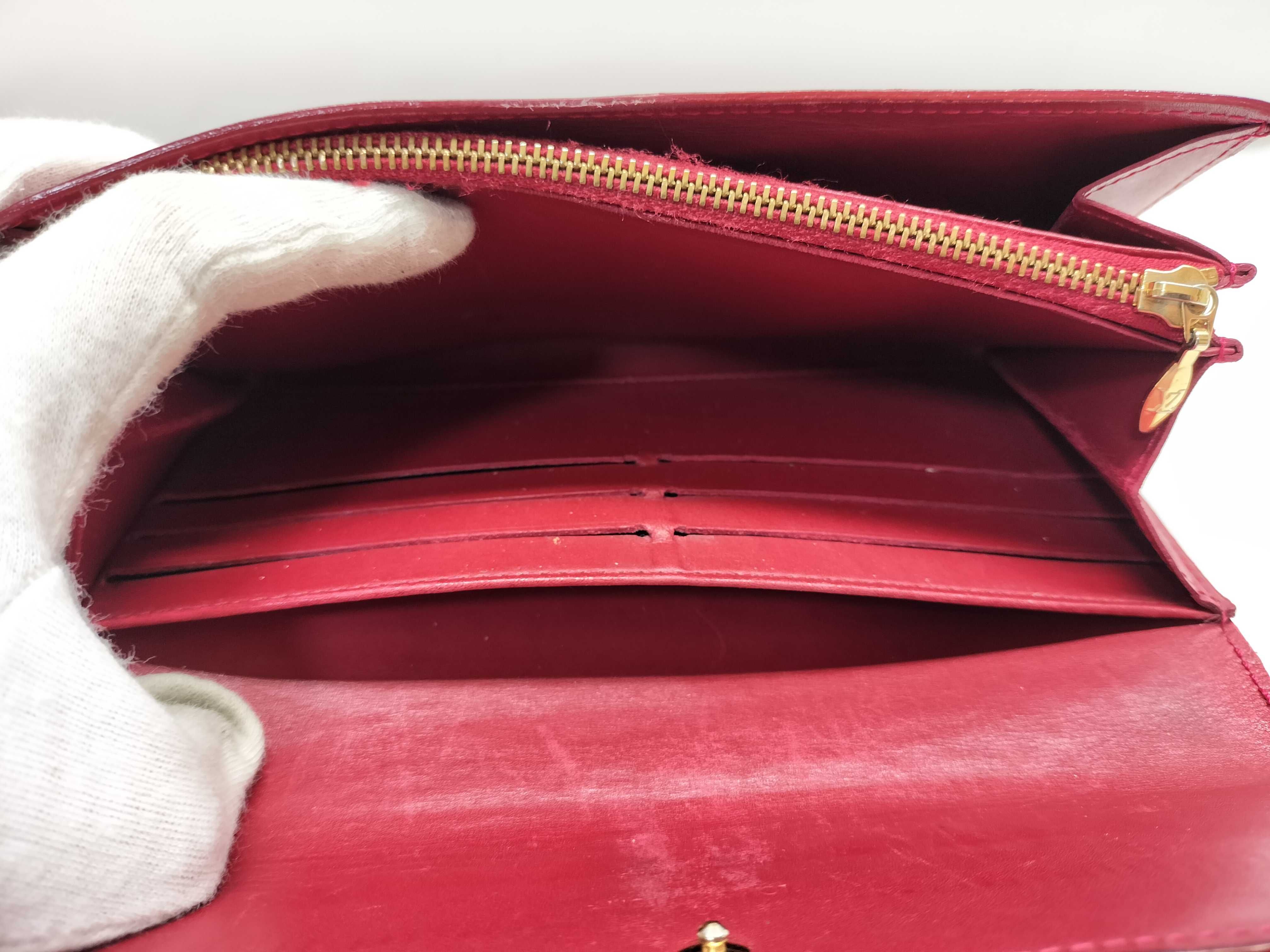 【水曜終了】(10229_0149)LOUIS VUITTON ヴェルニ ポルトフォイユ・サラ 財布