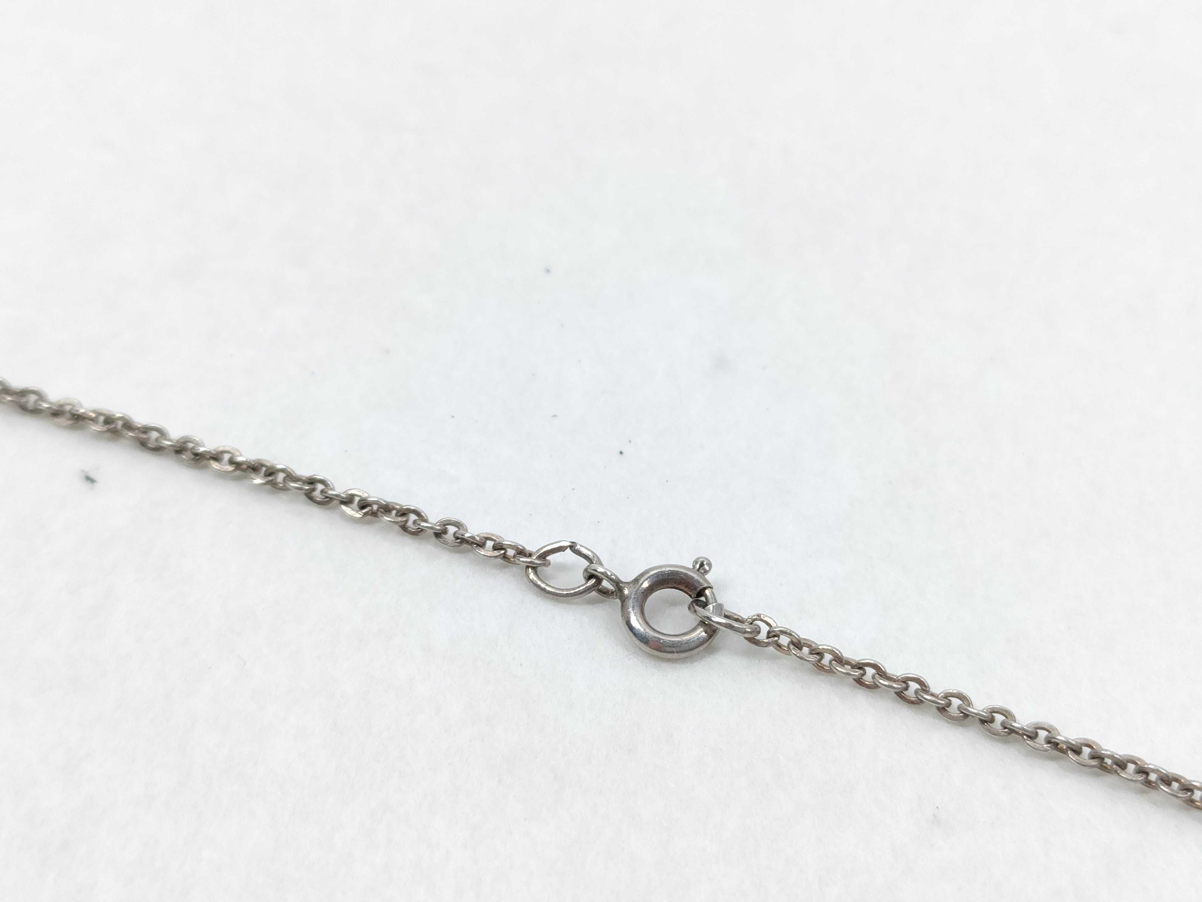 【水曜終了】(10221_0399)Tiffany&Co. コンビ/リーフネックレス ネックレス
