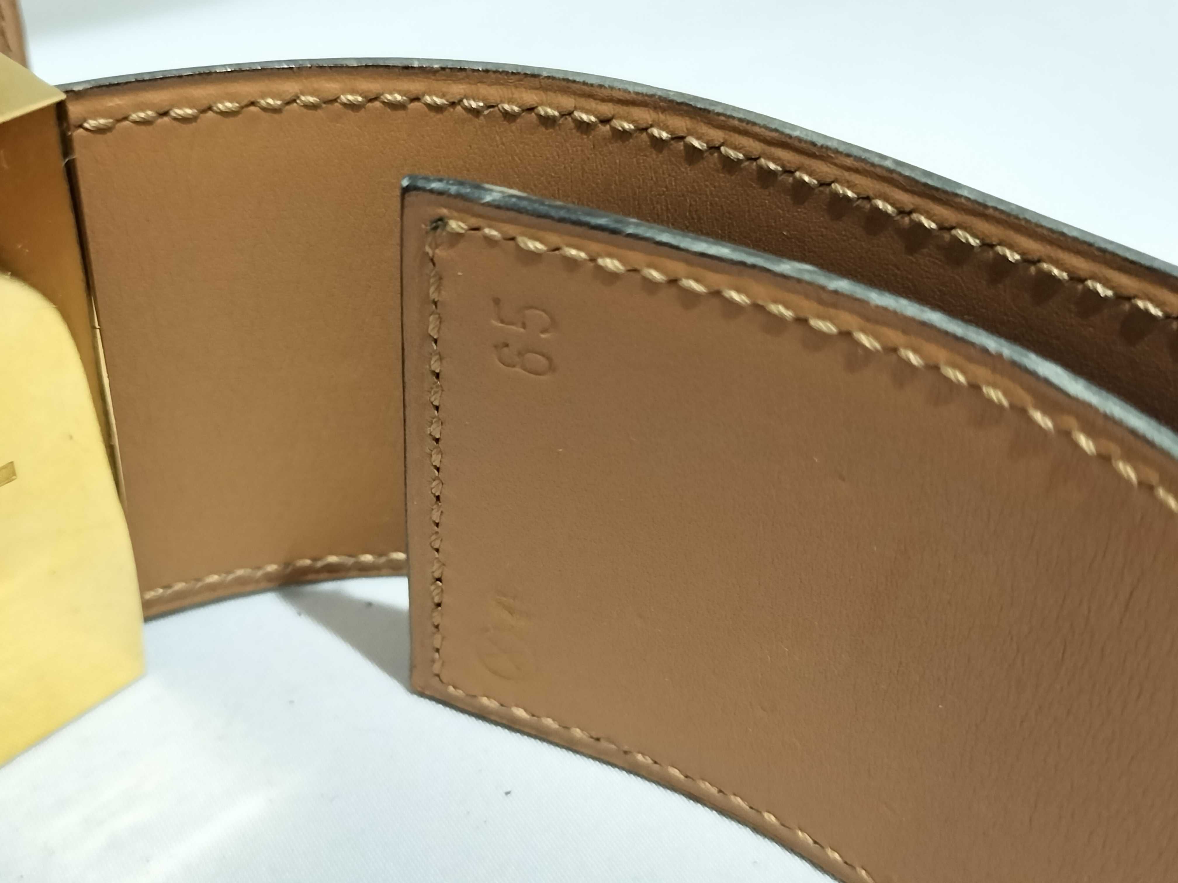 【水曜終了】(10227_0030)HERMES コリエドシアン ブラック ボックスカーフ GD金具 65 〇X刻 ベルト