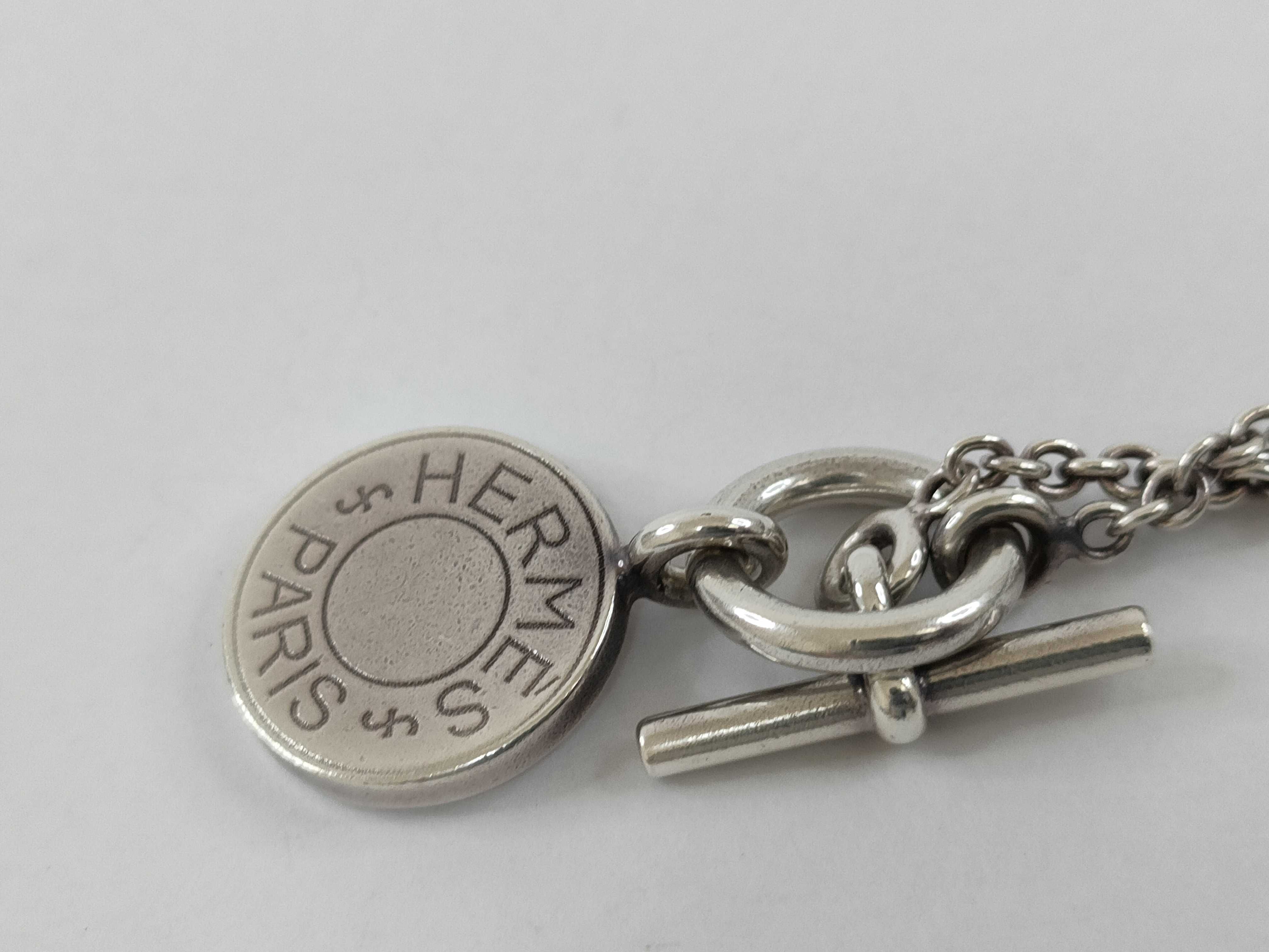 【水曜終了】(10216_0081)HERMES セリエ アミュレット SV925 9.8g ネックレス