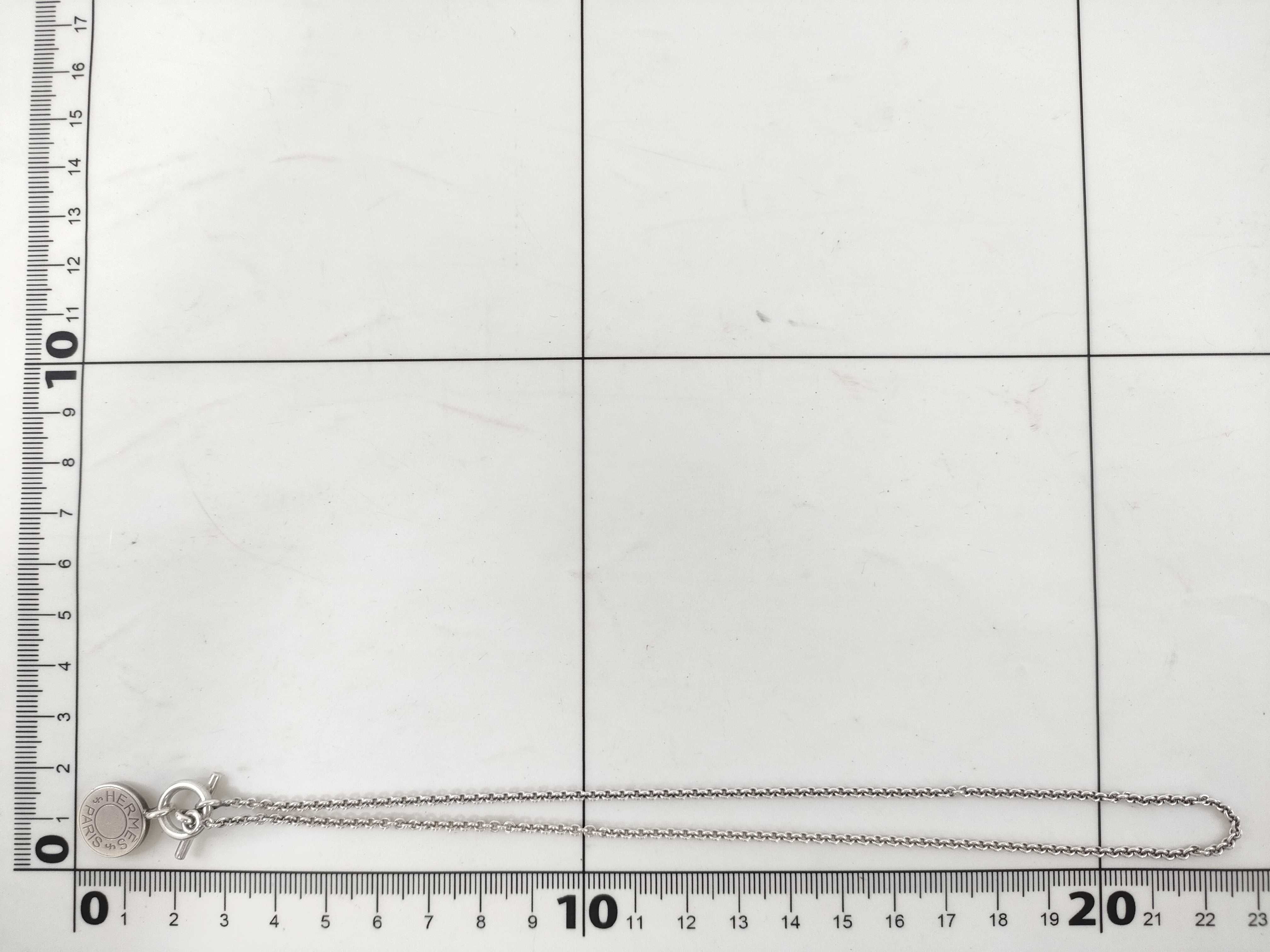 【水曜終了】(10216_0081)HERMES セリエ アミュレット SV925 9.8g ネックレス
