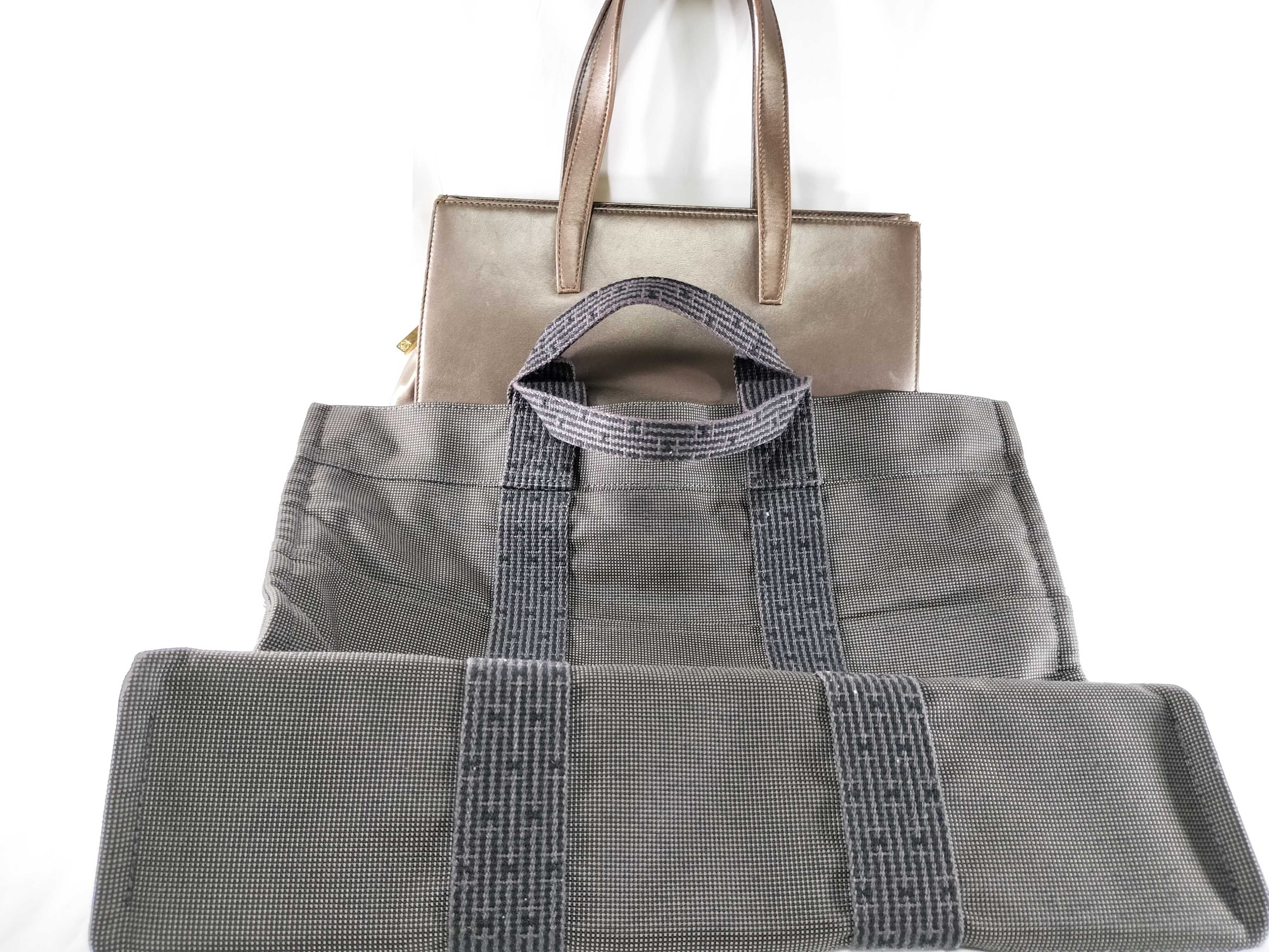 【水曜終了】(10223_0090)HERMES エールライン 他ロエベ/ハンドバッグ トートバッグ