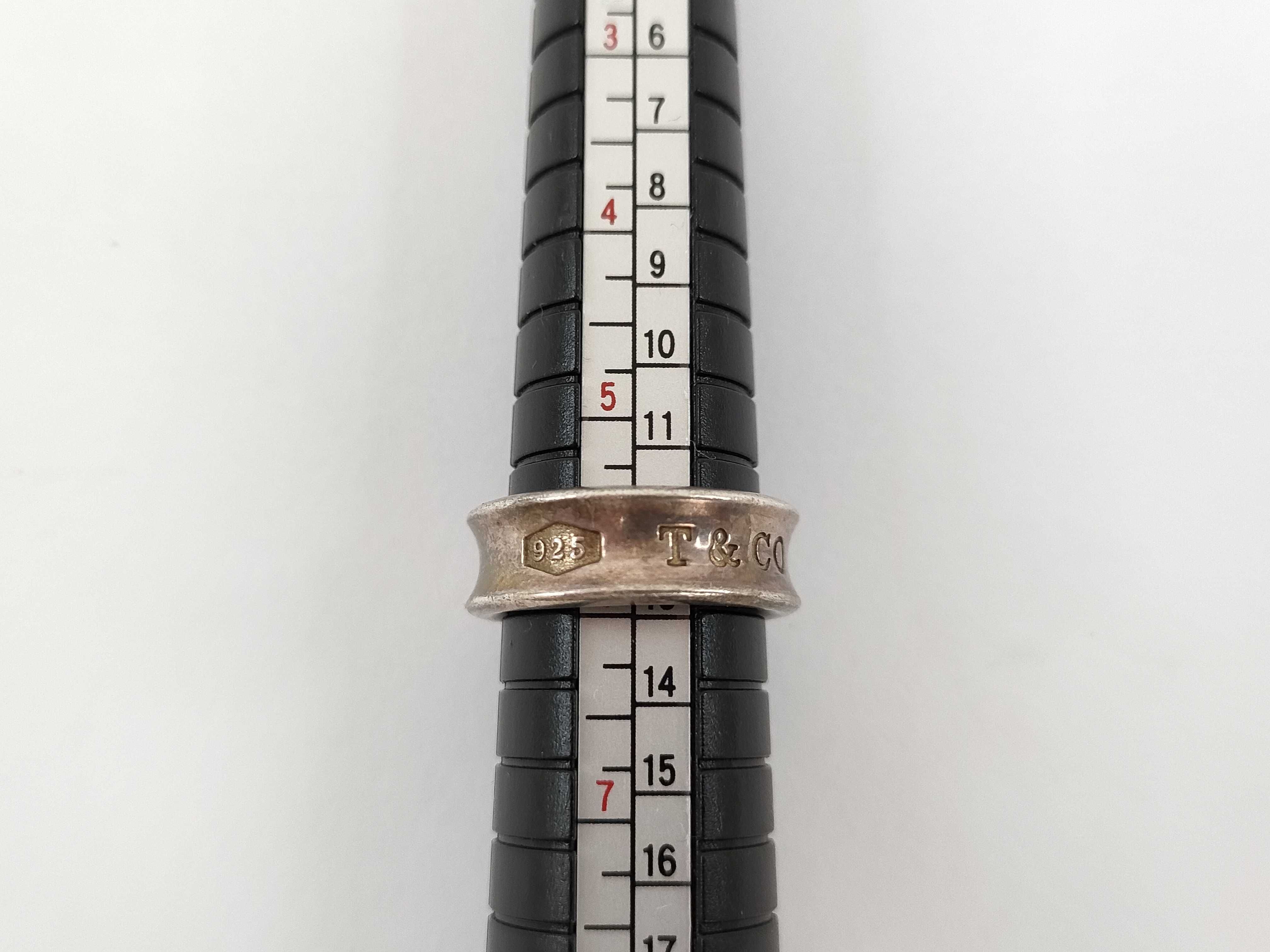 【水曜終了】(10221_0406)Tiffany&Co. ナローリング 1837 SV925 7.4g リング