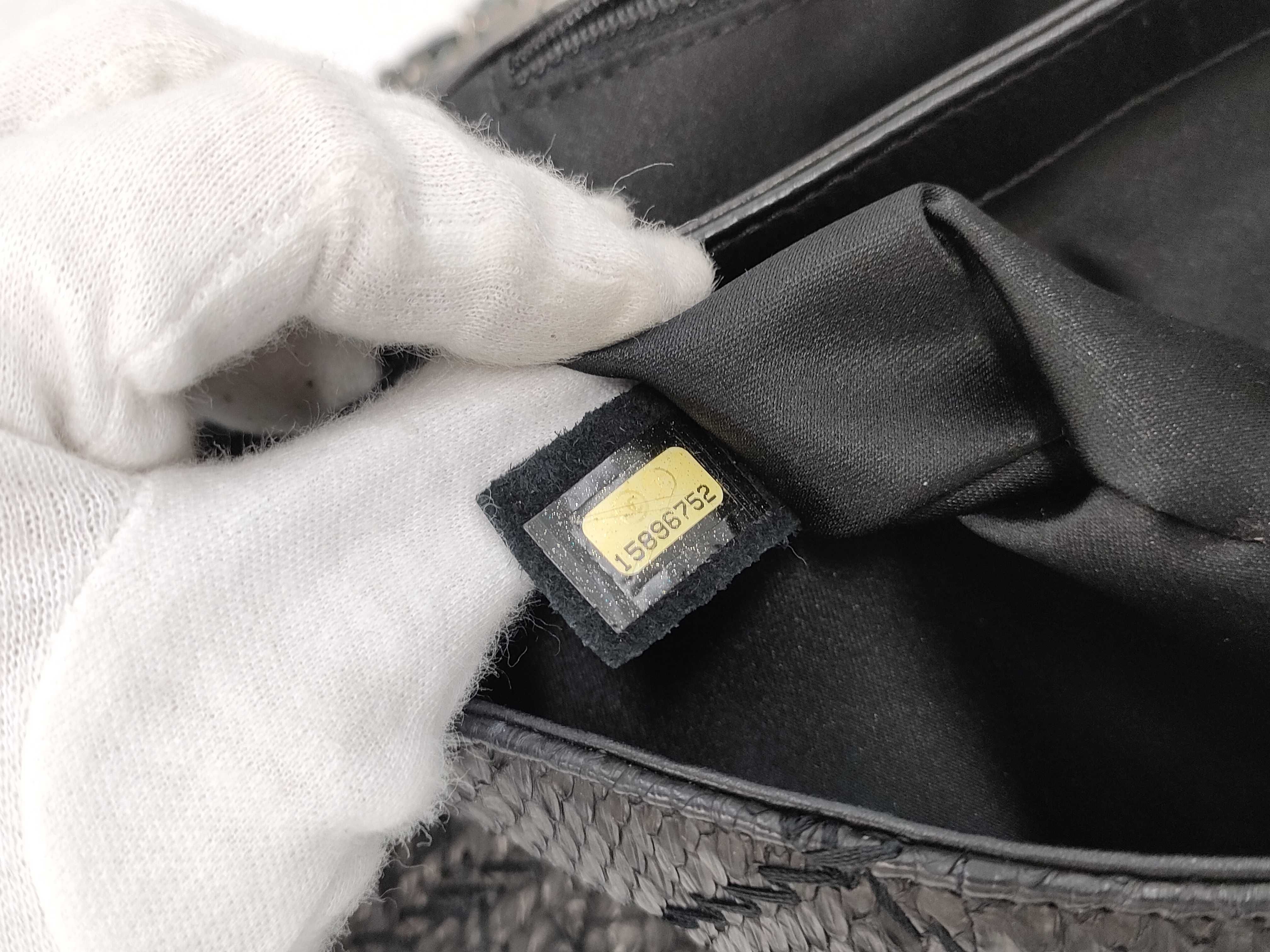 【水曜終了】(10228_0068)▼CHANEL マトラッセ パイソン Wチェーン 15番台 ショルダーバッグ