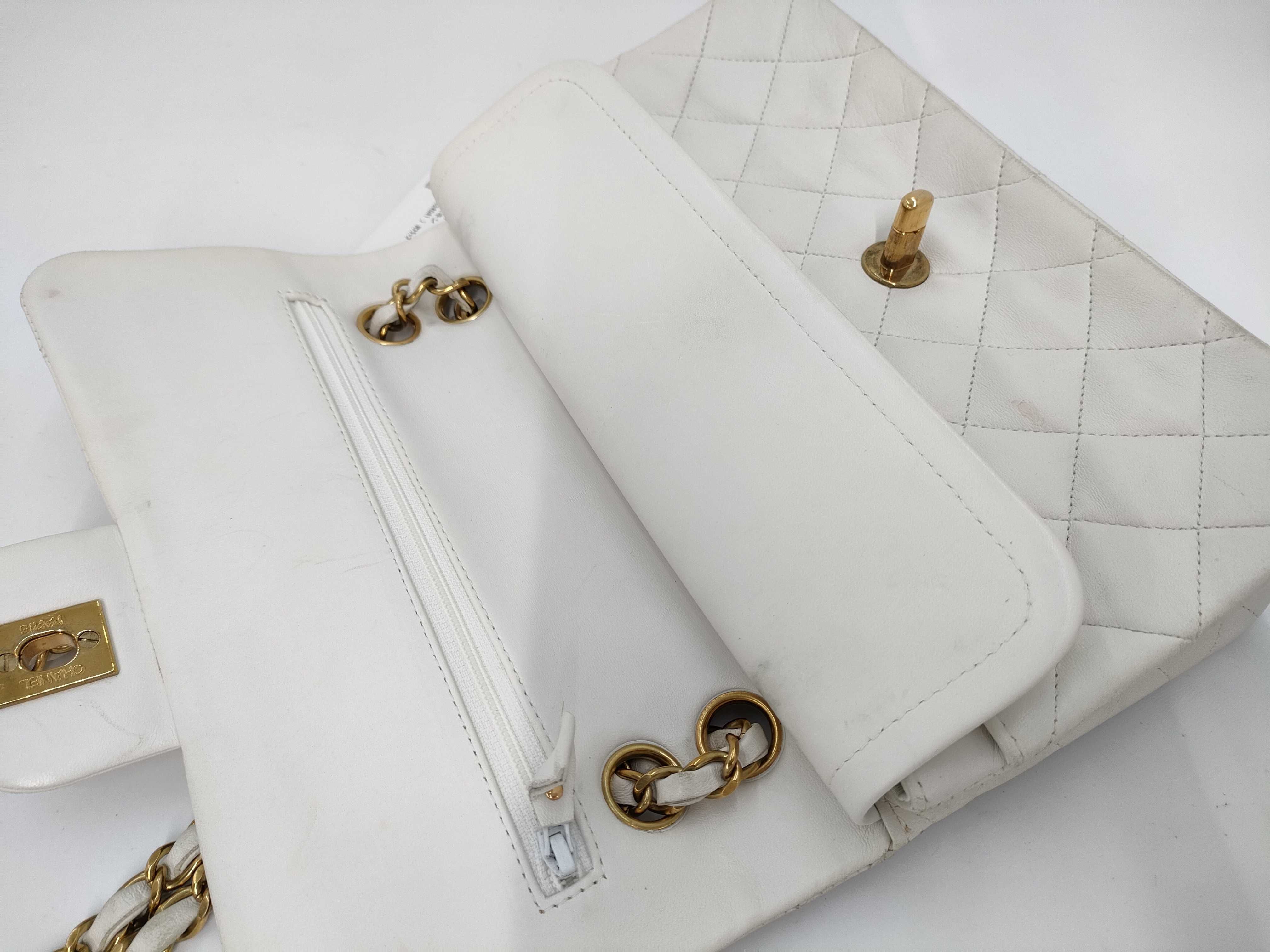 【水曜終了】(10228_0073)CHANEL ラムスキン マトラッセ Wフラップ ショルダーバッグ