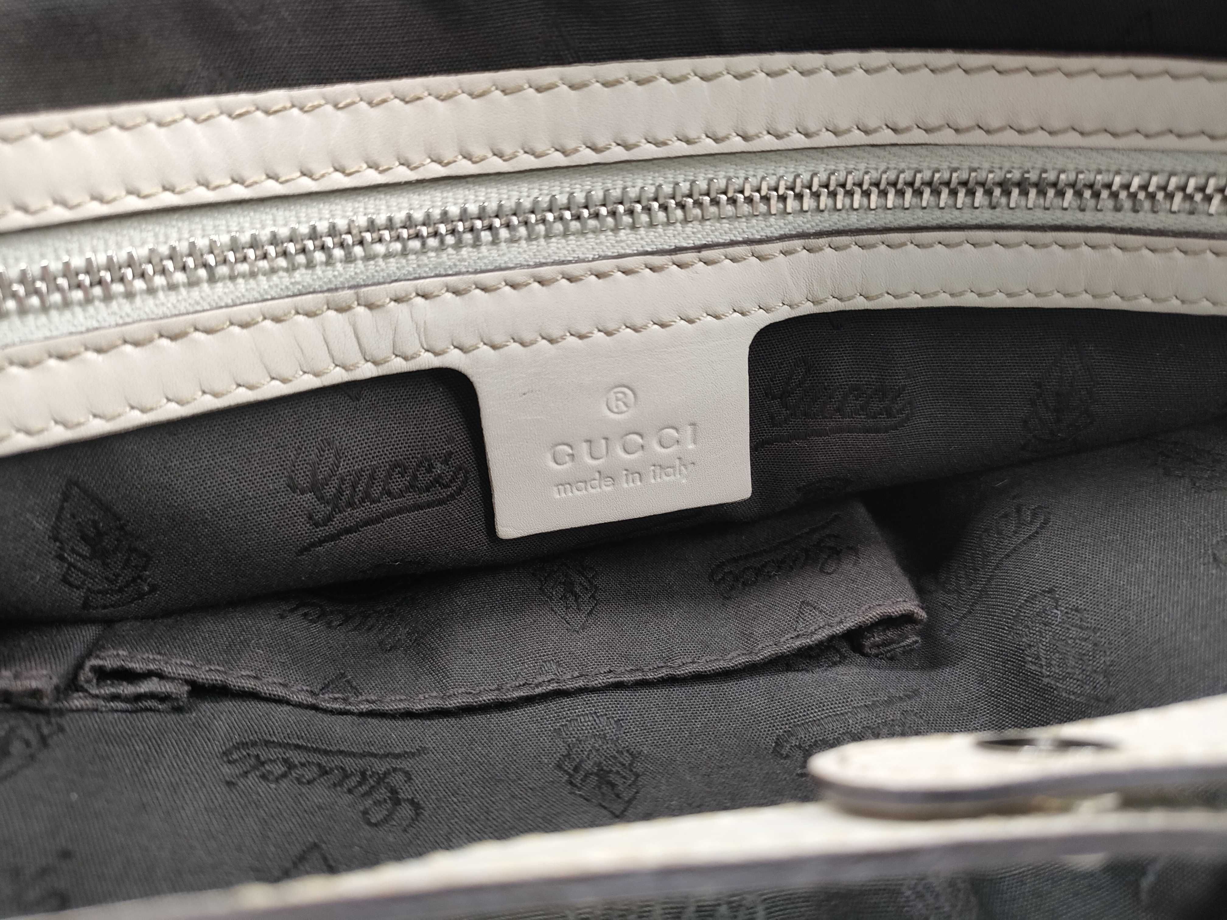 【水曜終了】(10230_0011)GUCCI GGキャンバス 232957/トート/ホワイト トートバッグ